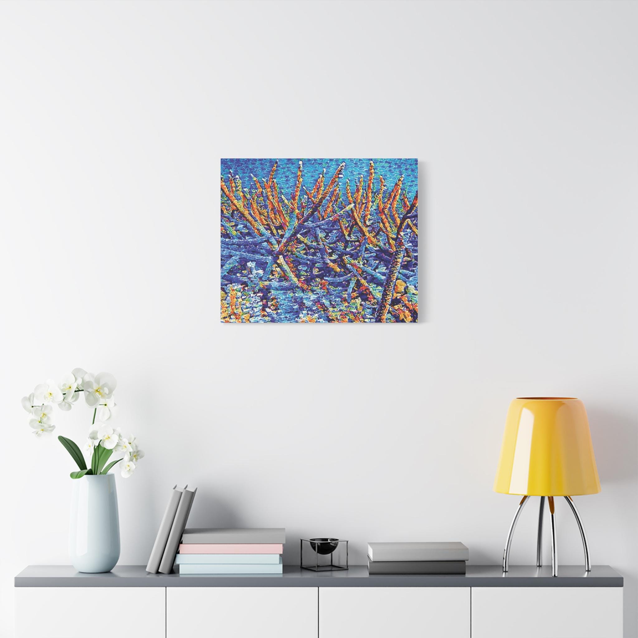 Stag Garden - Canvas Wall Art