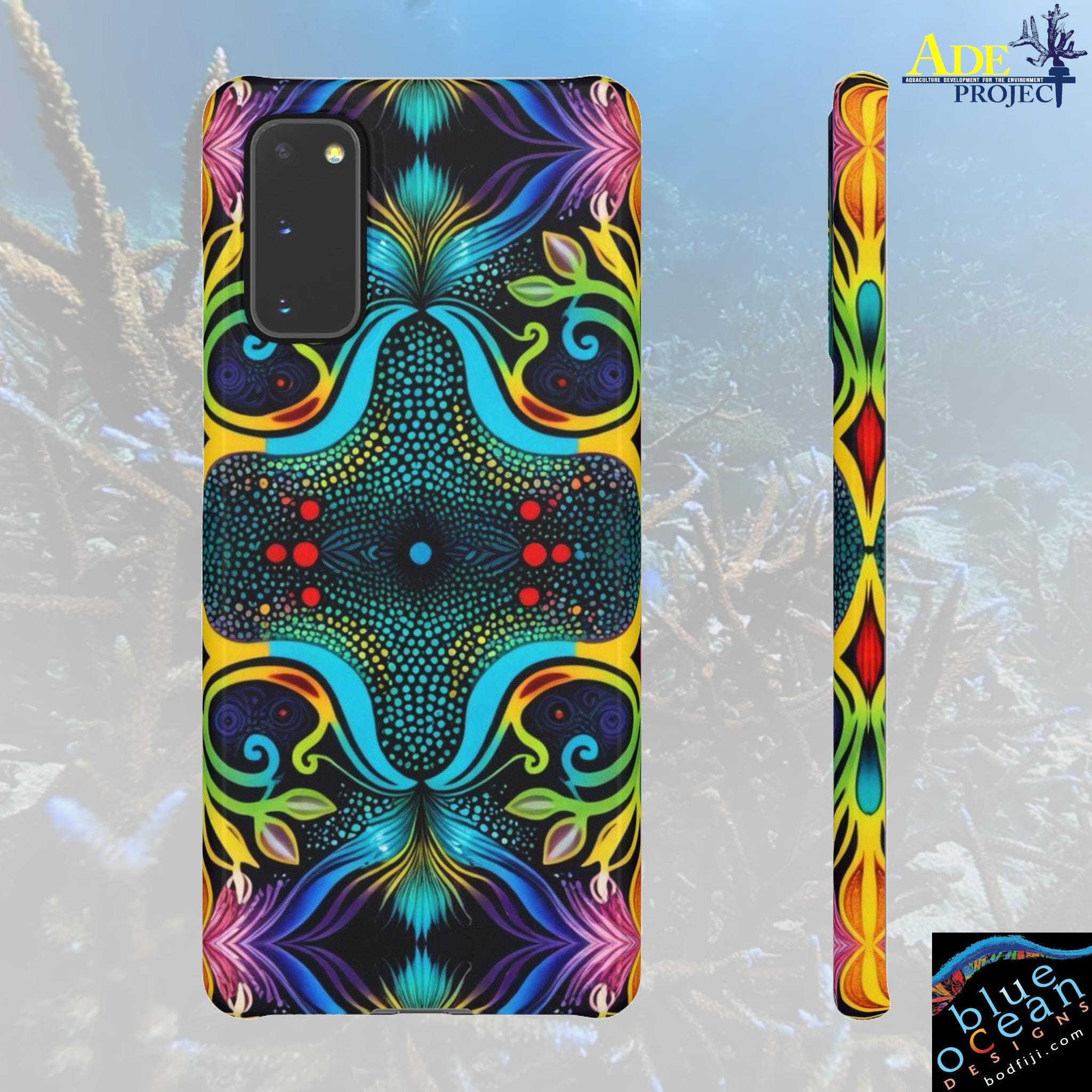 Psychedelic Abo Android Snap Case - Walt Smith Fiji Ocean Art - Supports ADE Reef Restoration