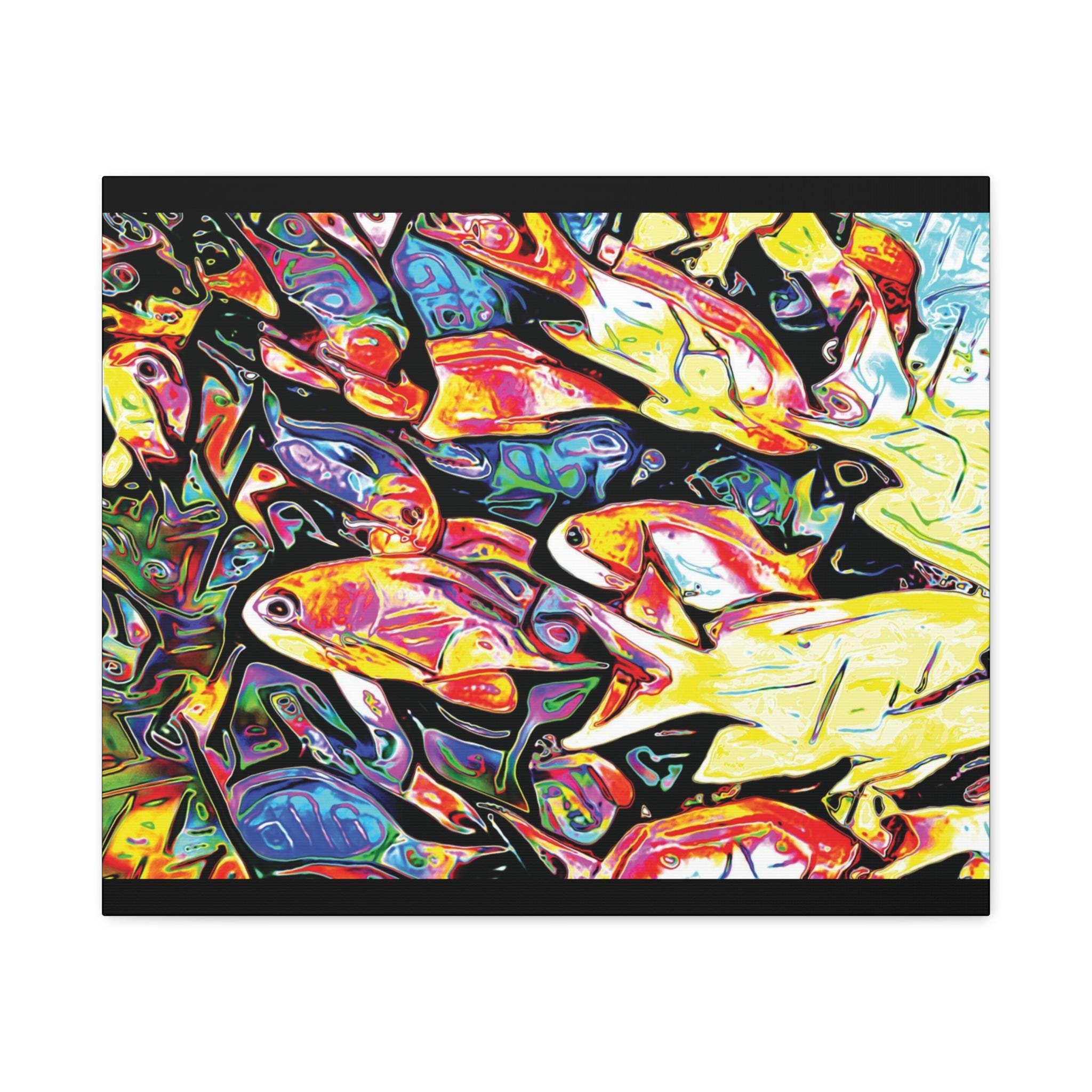 Busy Day Canvas Wall Art