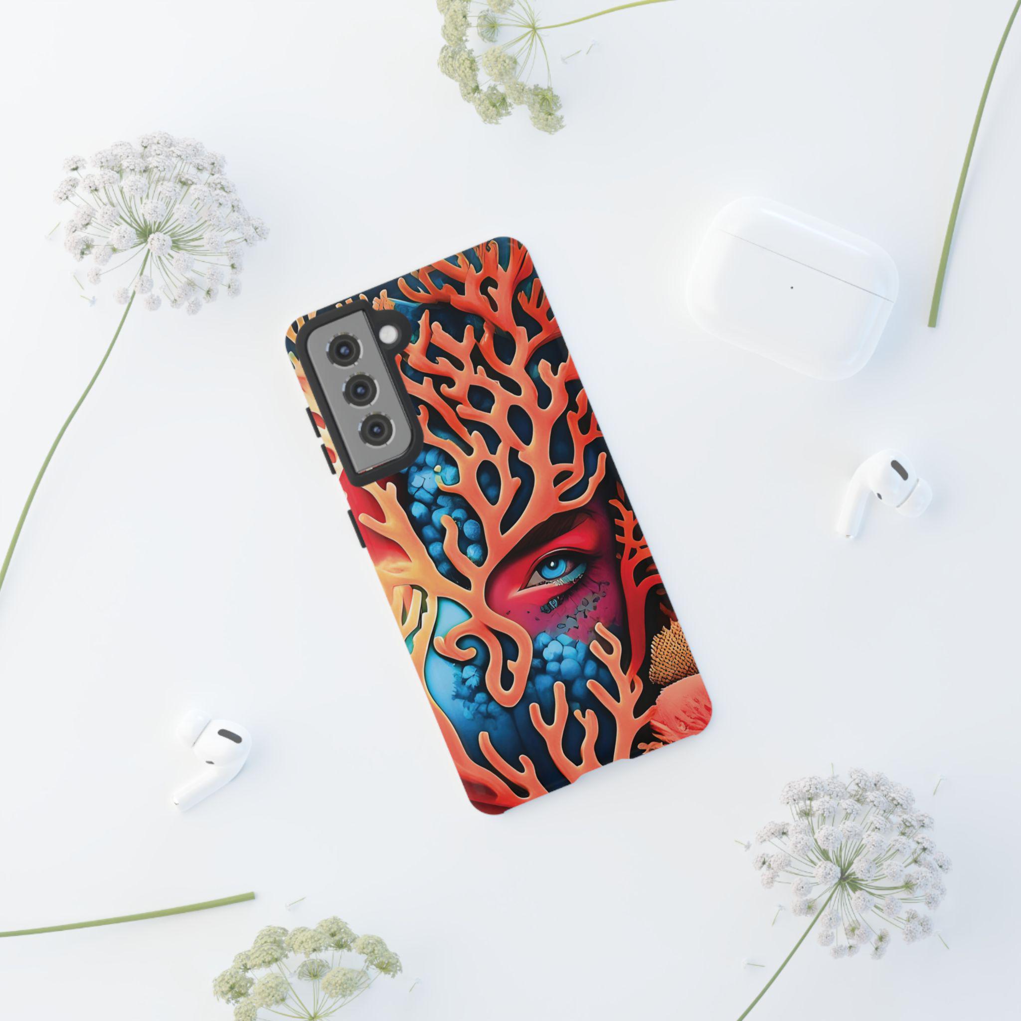 Hidden Reef Android Tough Case - Walt Smith Fiji Ocean Art - Supports ADE Reef Restoration