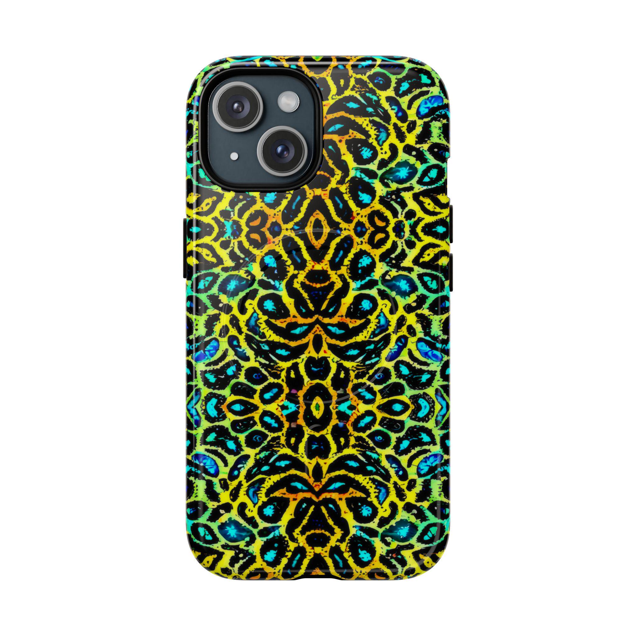 Golden Cat iPhone Magnetic Case - Walt Smith Fiji Ocean Art - Supports ADE Reef Restoration
