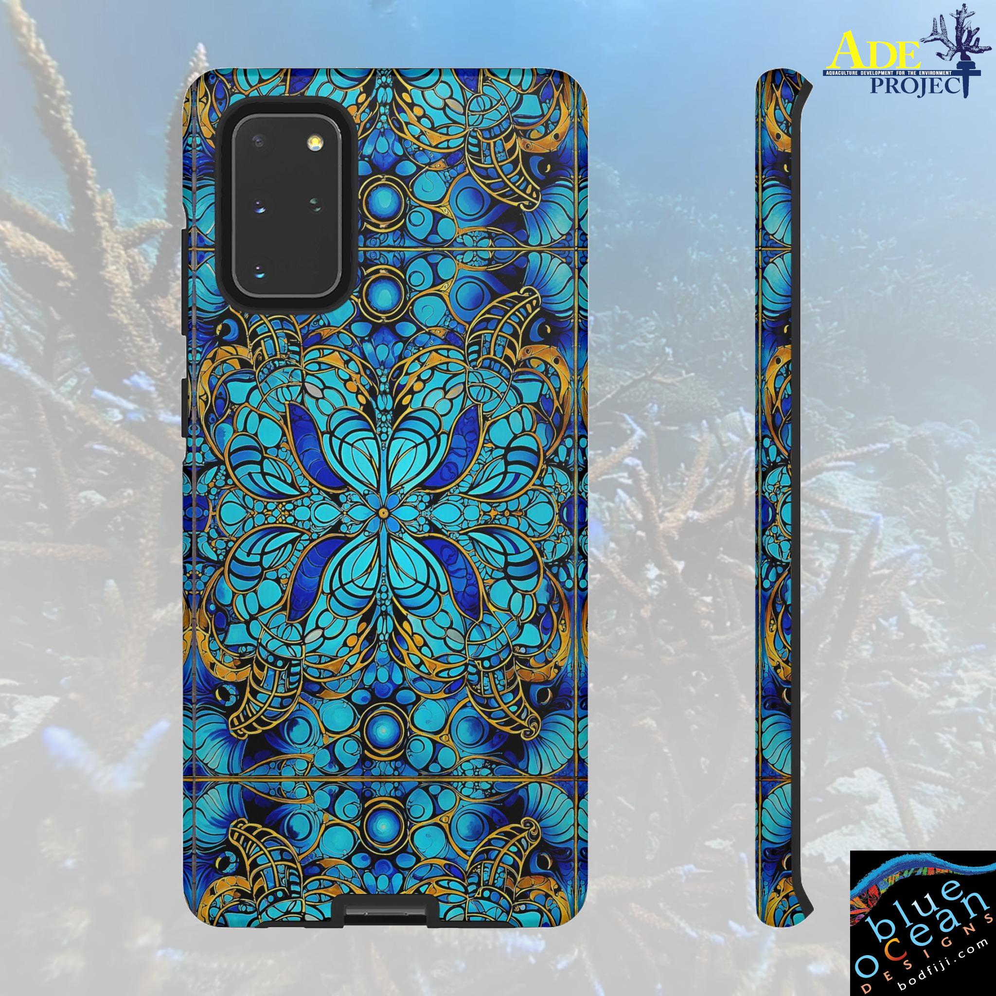 Blue Lobsters Android Tough Case - Walt Smith Fiji Ocean Art - Supports ADE Reef Restoration