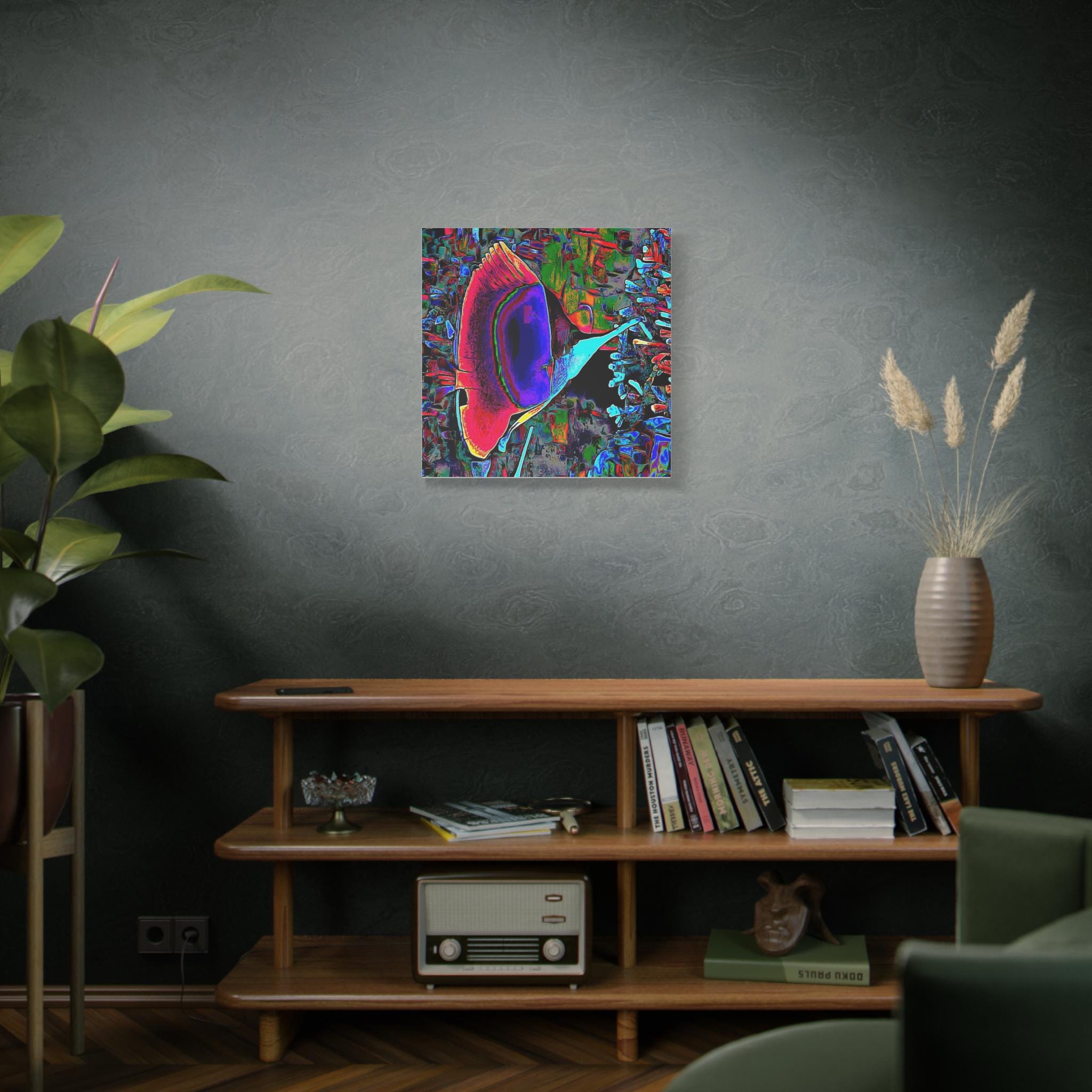 Long Snoot Left - Canvas Wall Art
