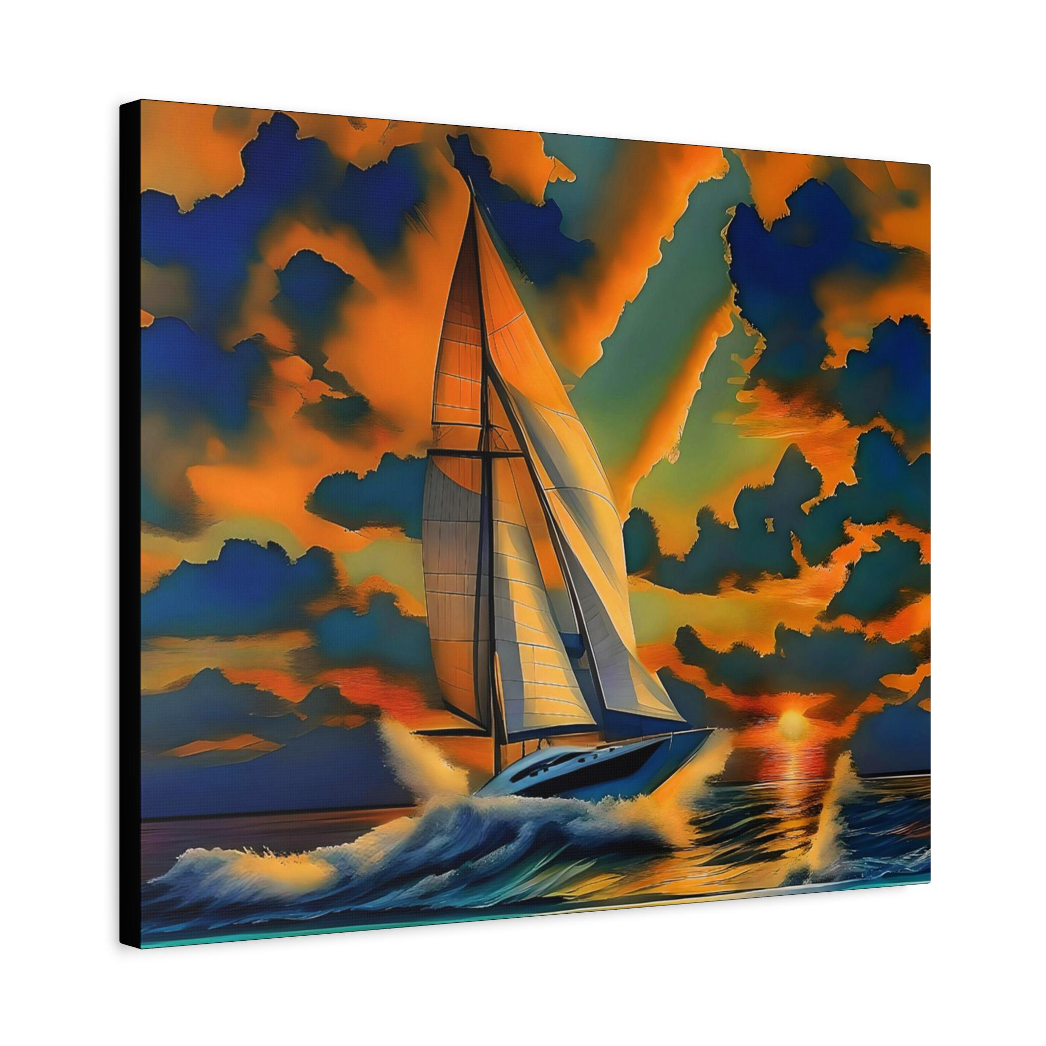 Race Of The Day Canvas Wall Art
