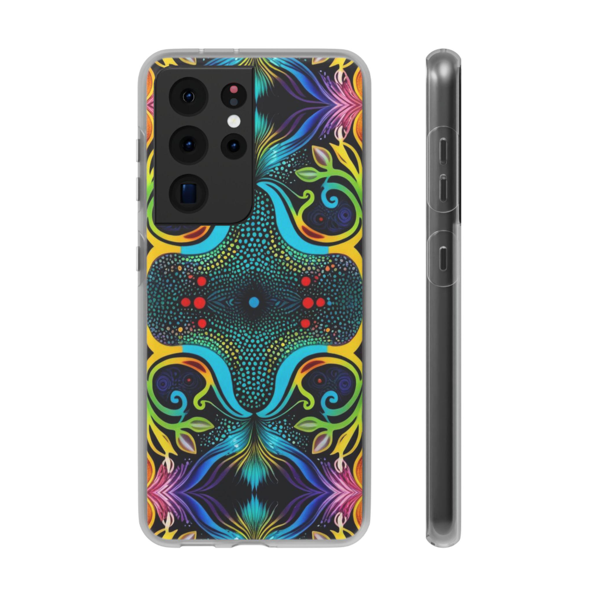 Psychedelic Abo Android Flexi Case - Walt Smith Fiji Ocean Art - Supports ADE Reef Restoration