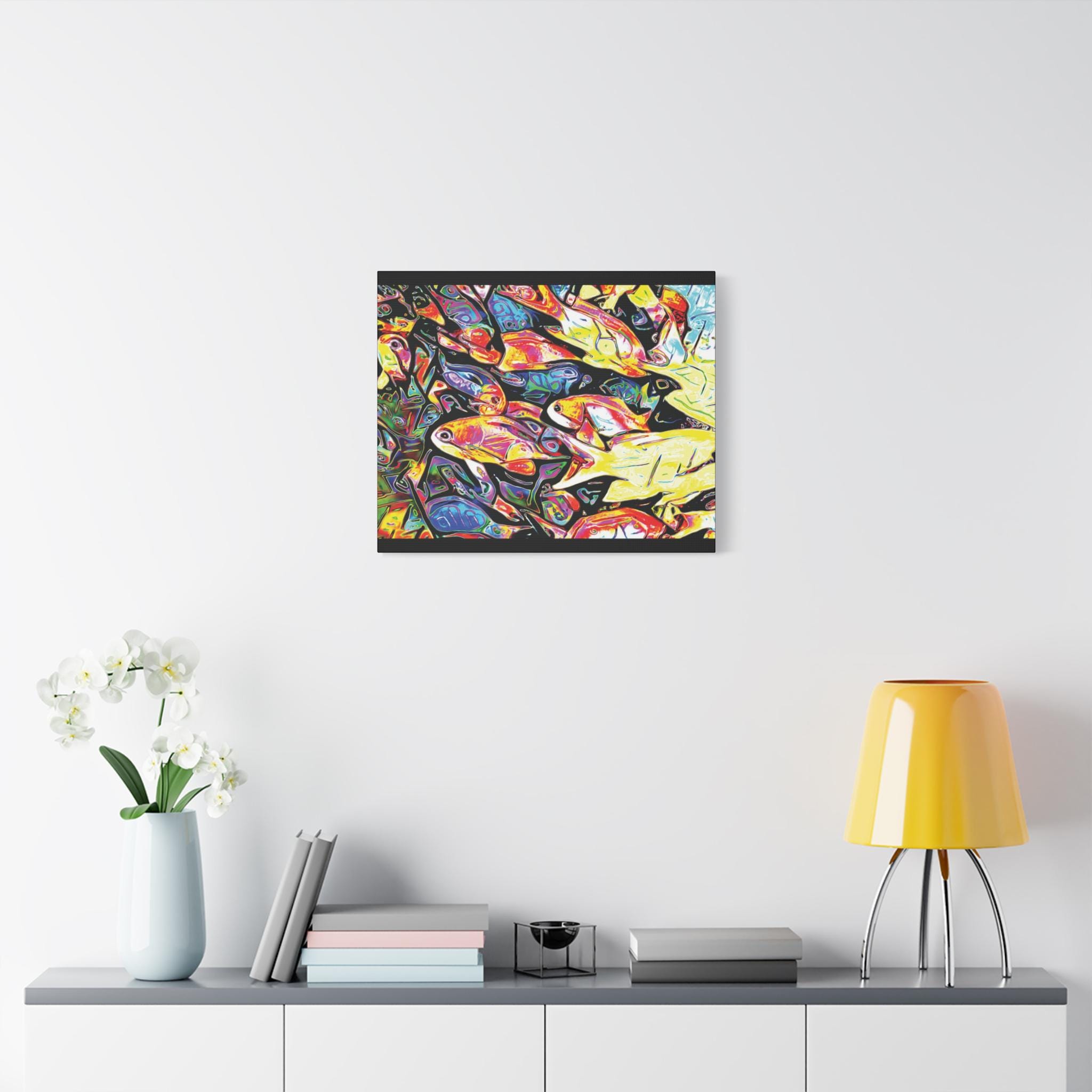 Busy Day Canvas Wall Art