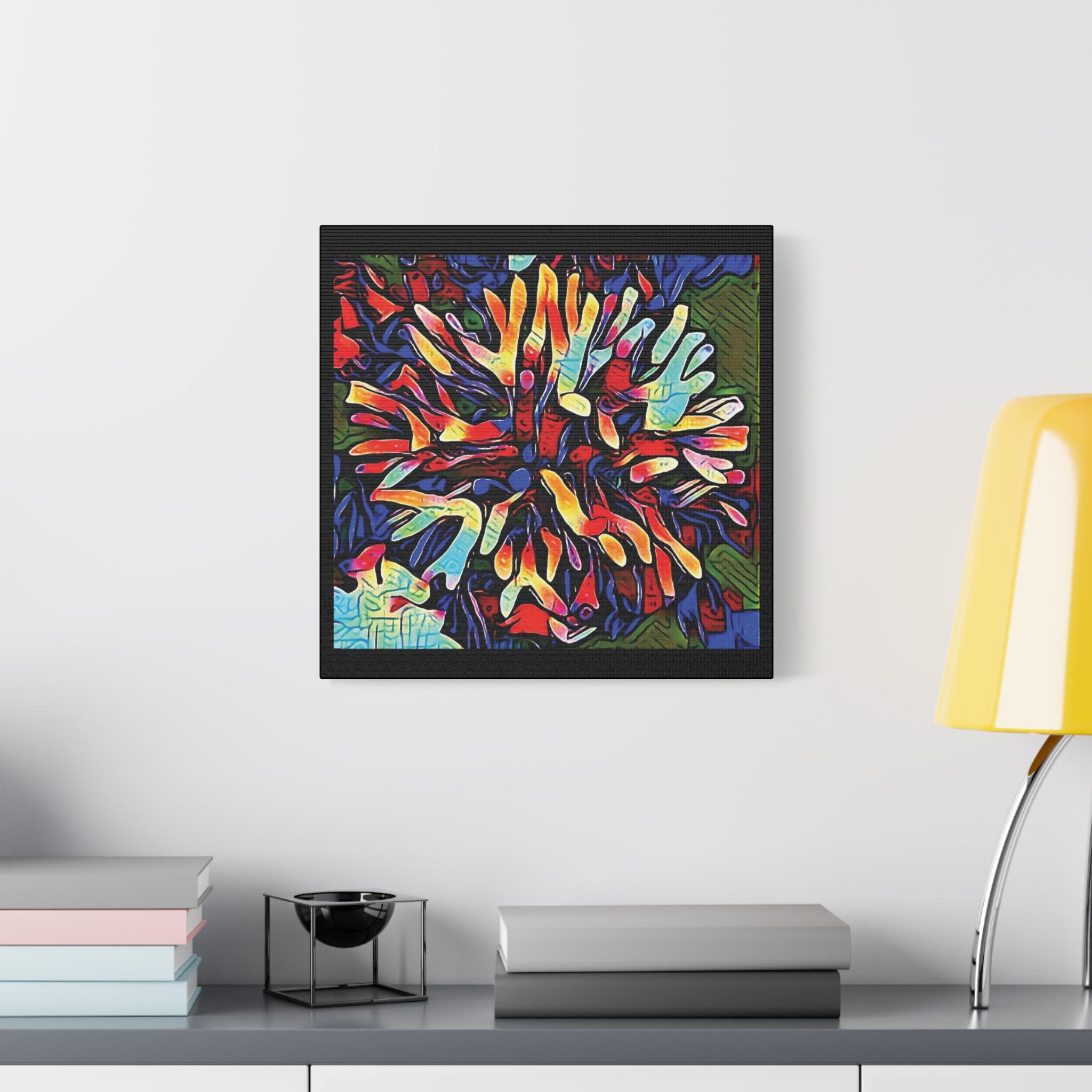Coral Circus Canvas Wall Art