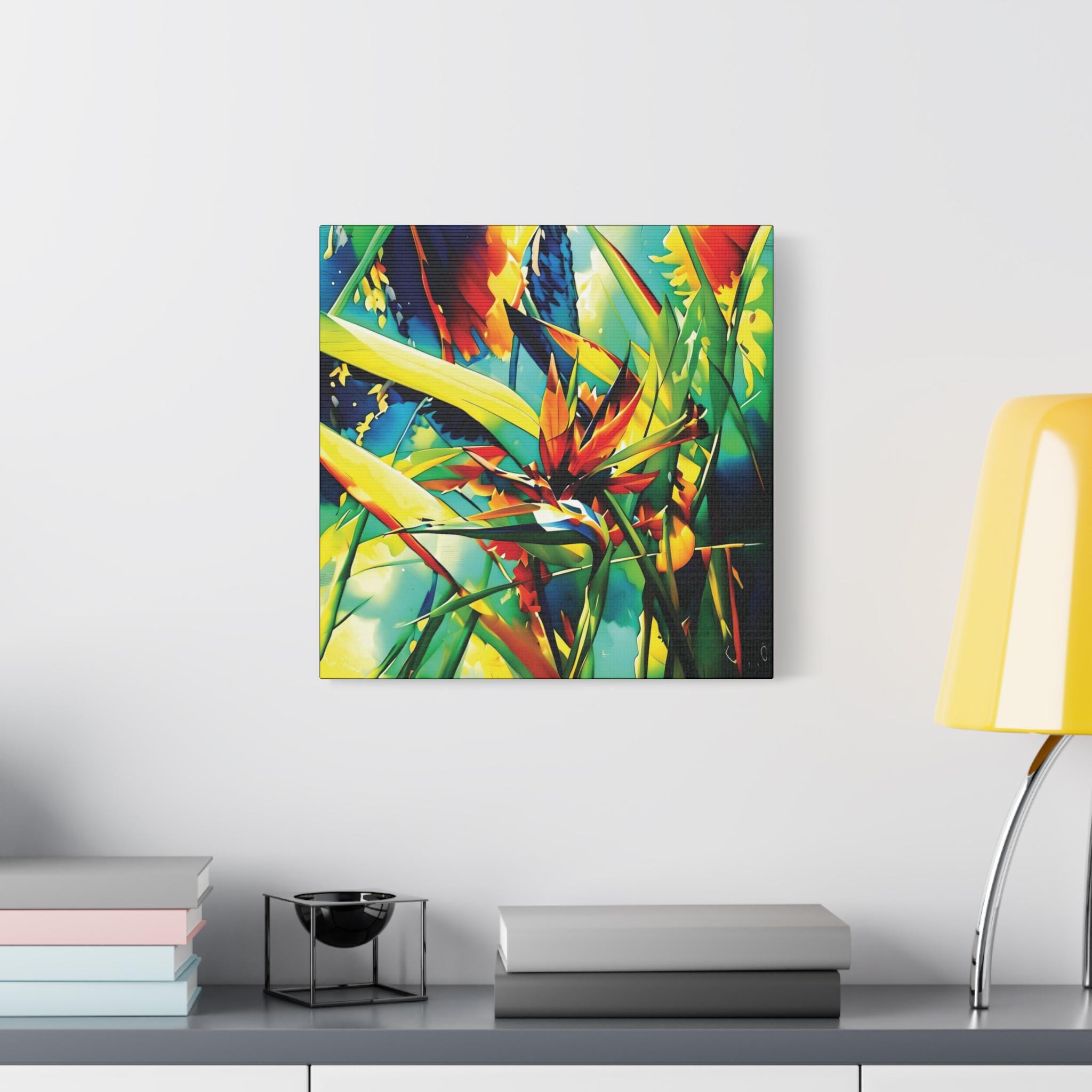 Birds Of Fire Canvas Wall Art
