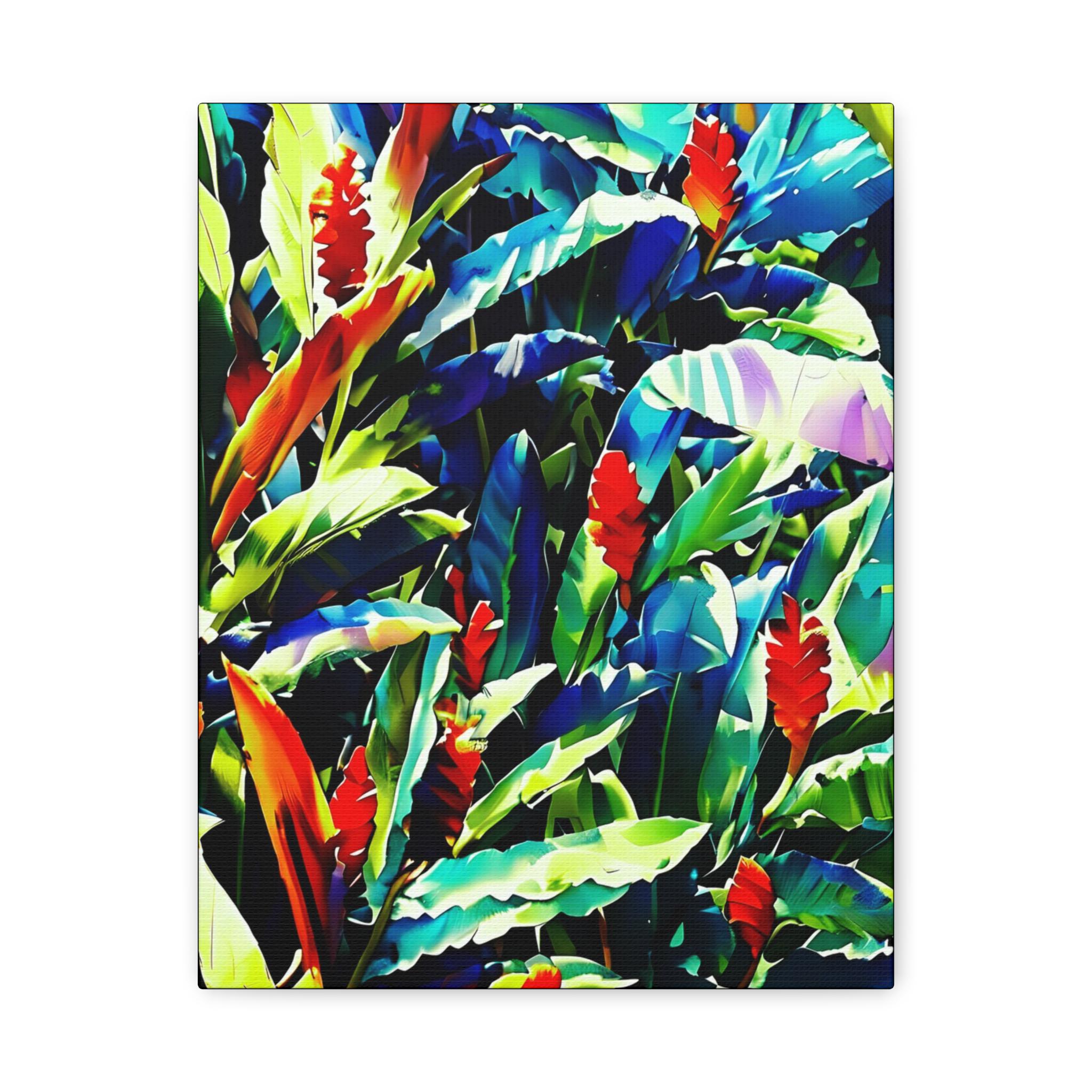 Floral Ginger Canvas Wall Art
