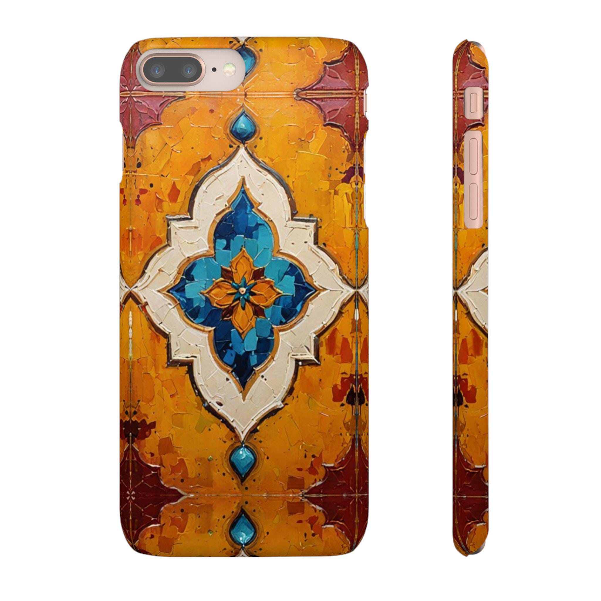 Morocco Tiles iPhone Snap Case - Walt Smith Fiji Ocean Art - Supports ADE Reef Restoration