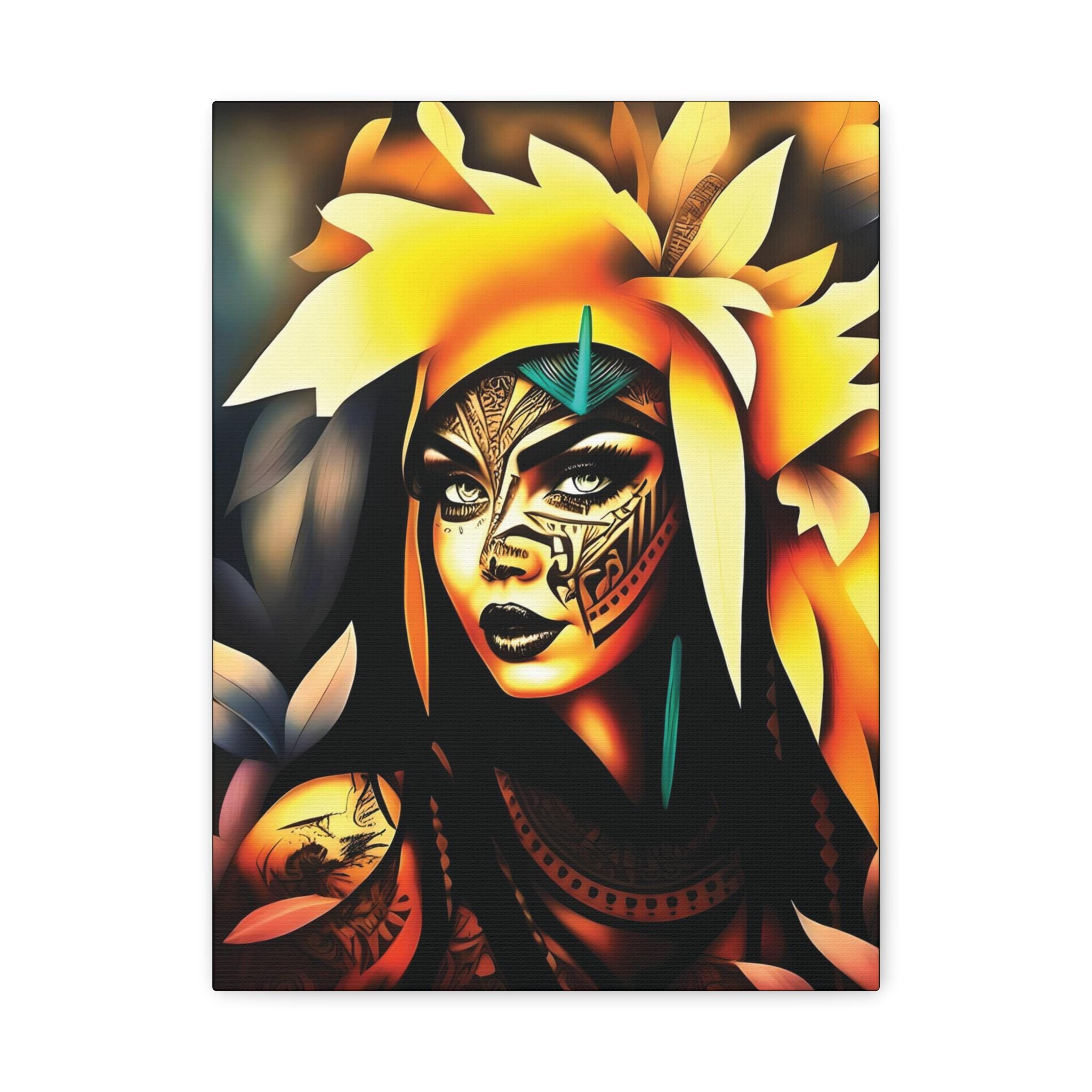 Poly Princess Canvas Wall Art