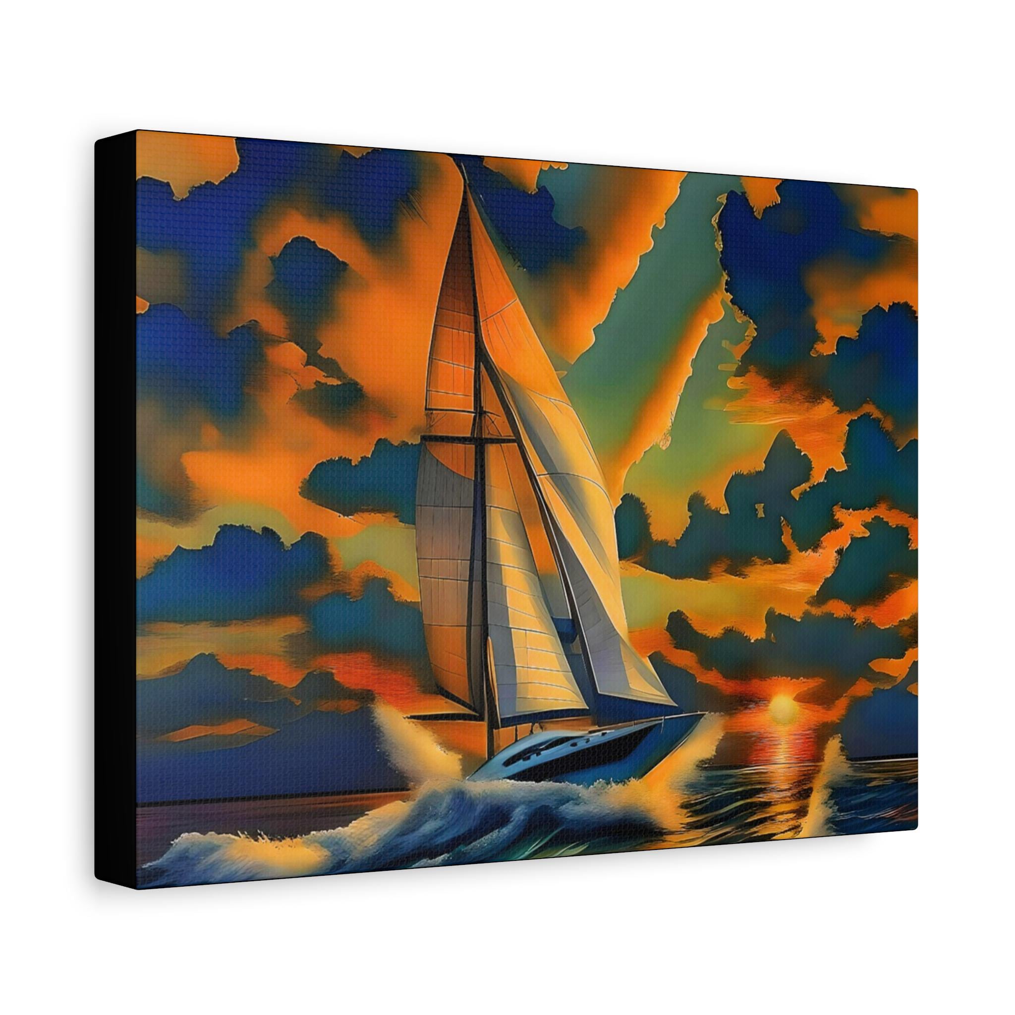 Race Of The Day Canvas Wall Art