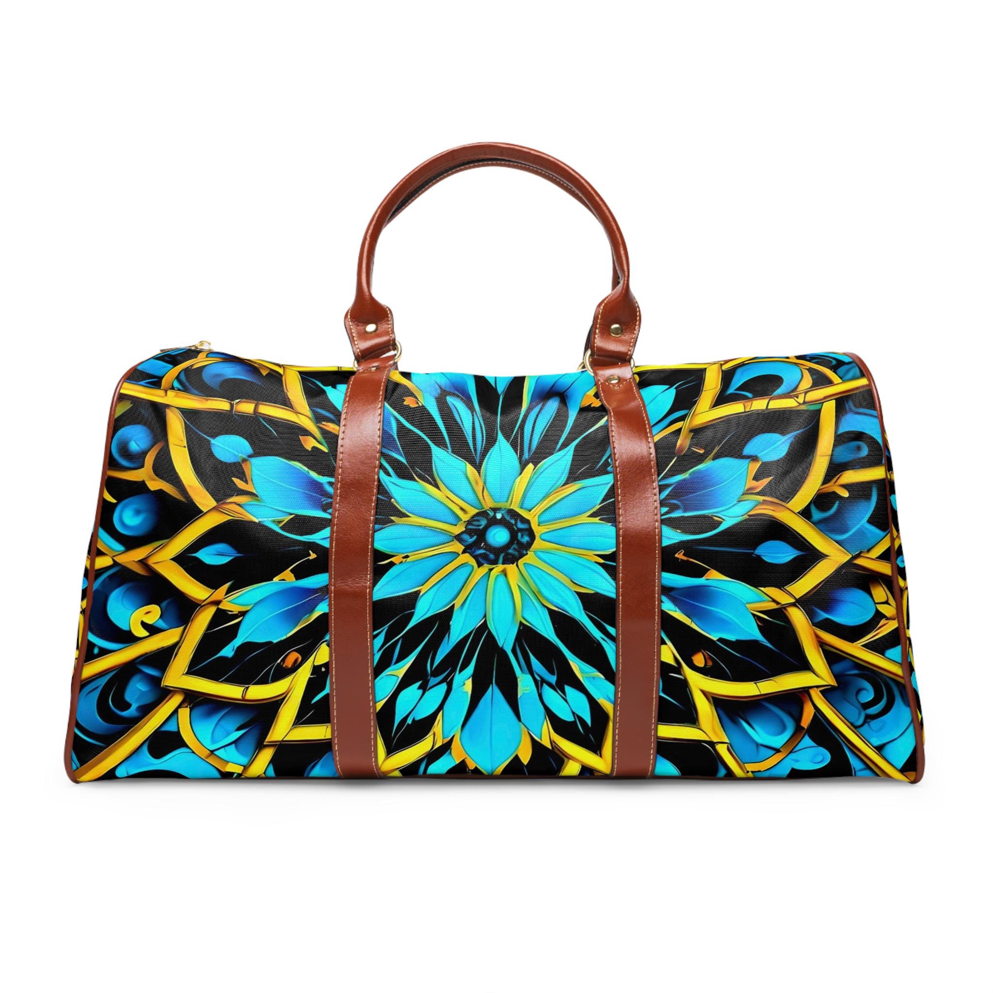 Blue Lace A - Waterproof Travel Bag