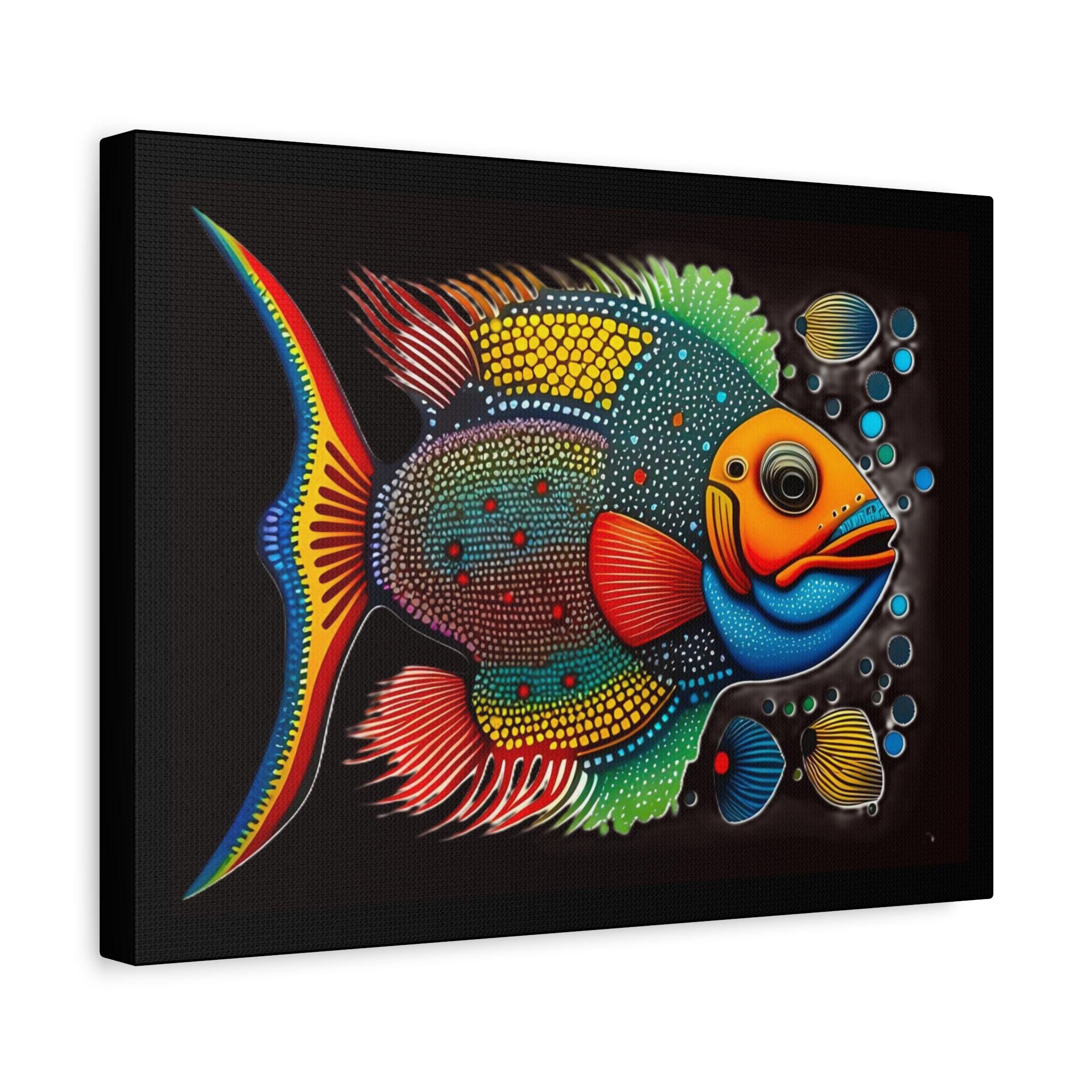 Abi Fish Canvas Wall Art