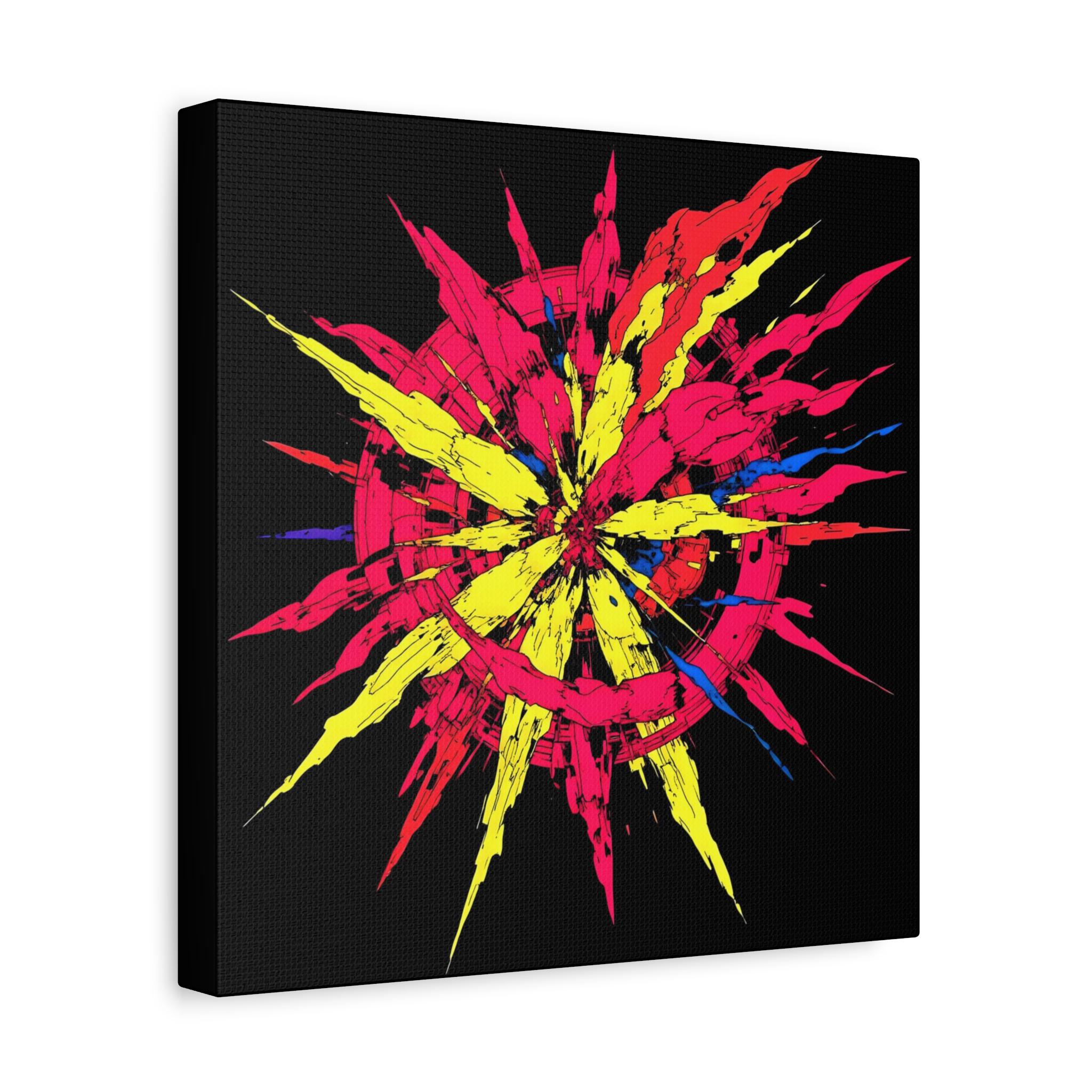 Splat Canvas Wall Art