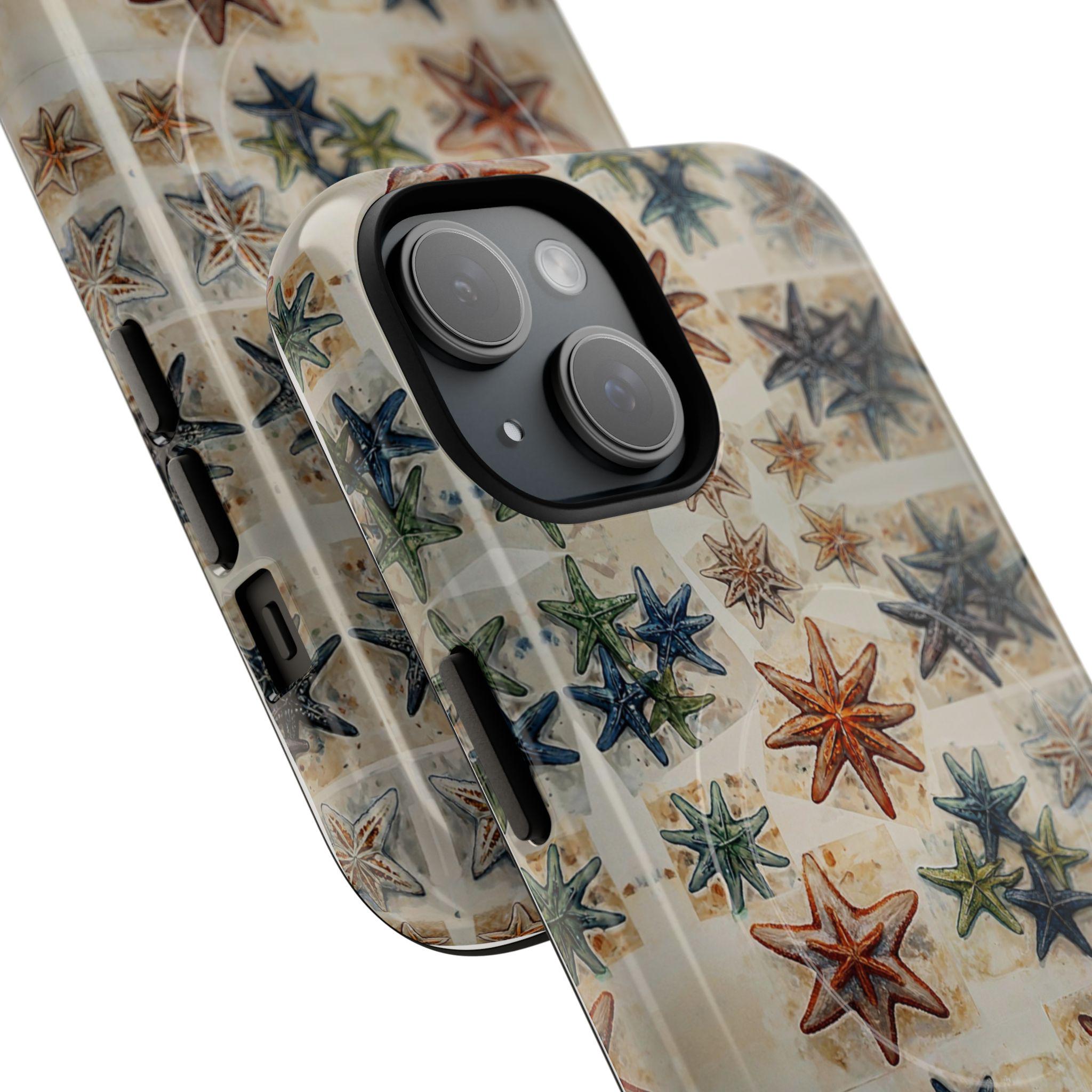 Starfish on the Move iPhone Magnetic Case - Walt Smith Fiji Ocean Art - Supports ADE Reef Restoration
