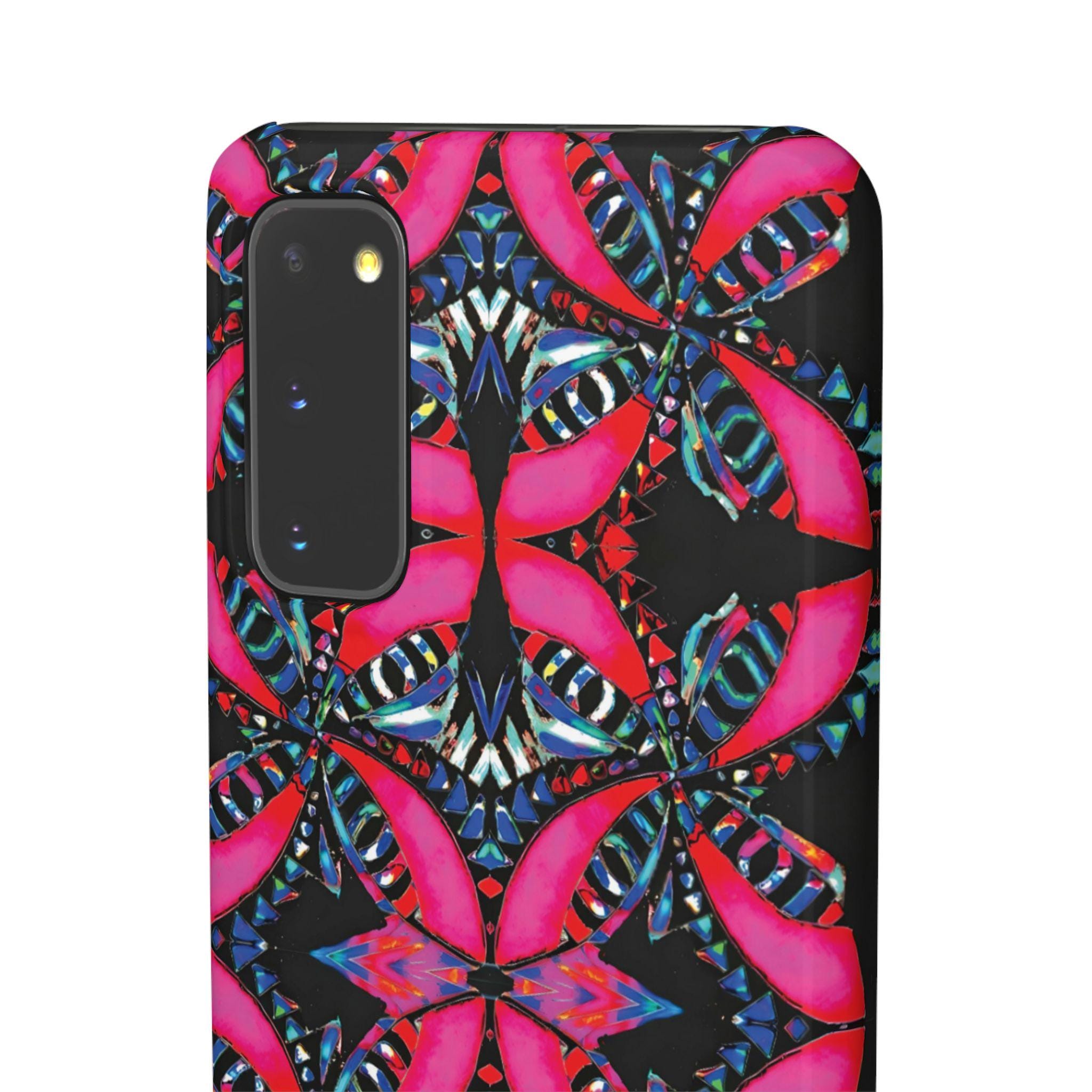 Pink on Black Android Snap Case - Walt Smith Fiji Ocean Art - Supports ADE Reef Restoration