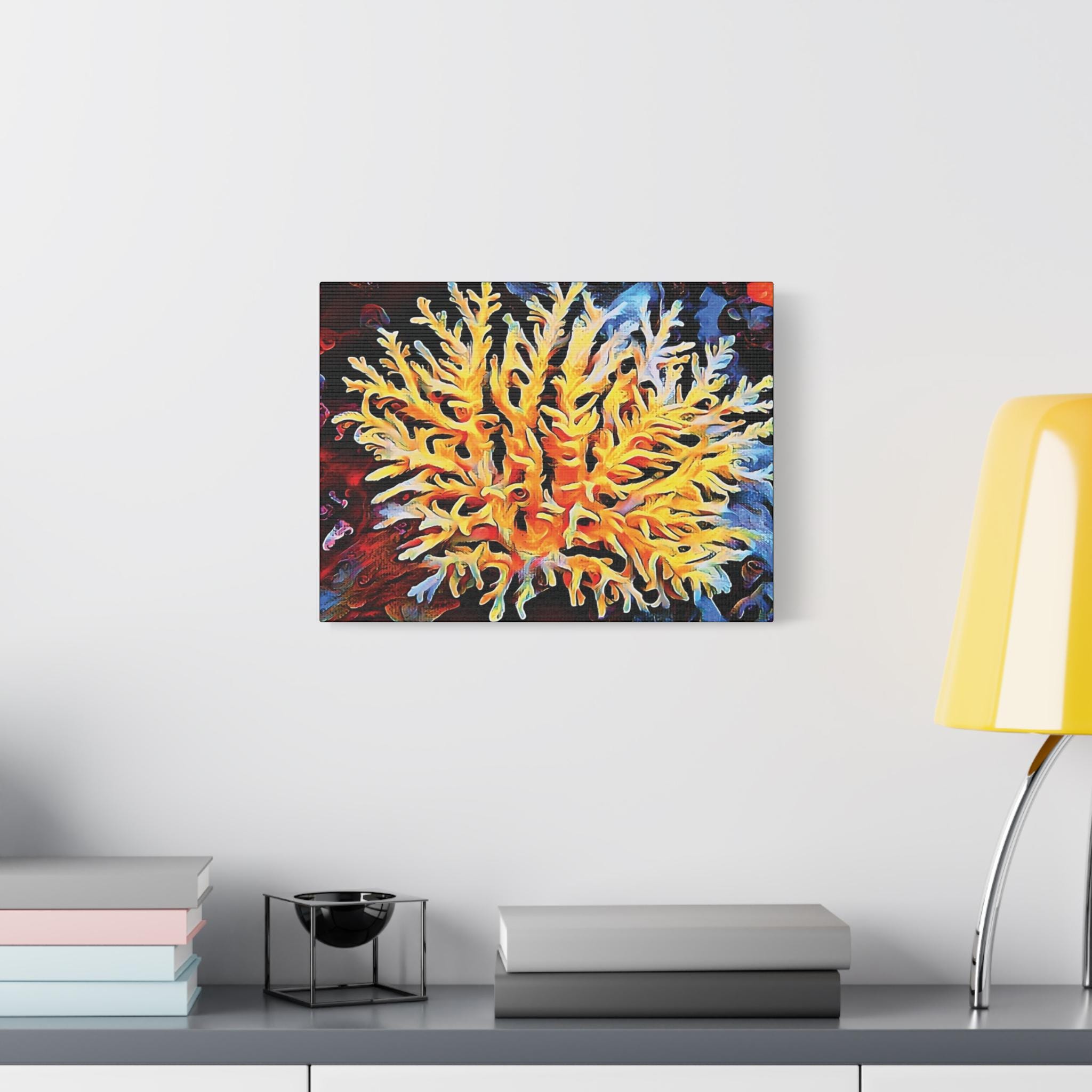 Gold Striker Canvas Wall Art