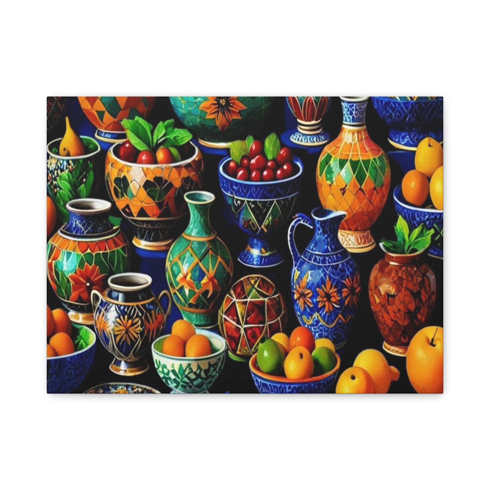 Table Full A - Canvas Wall Art