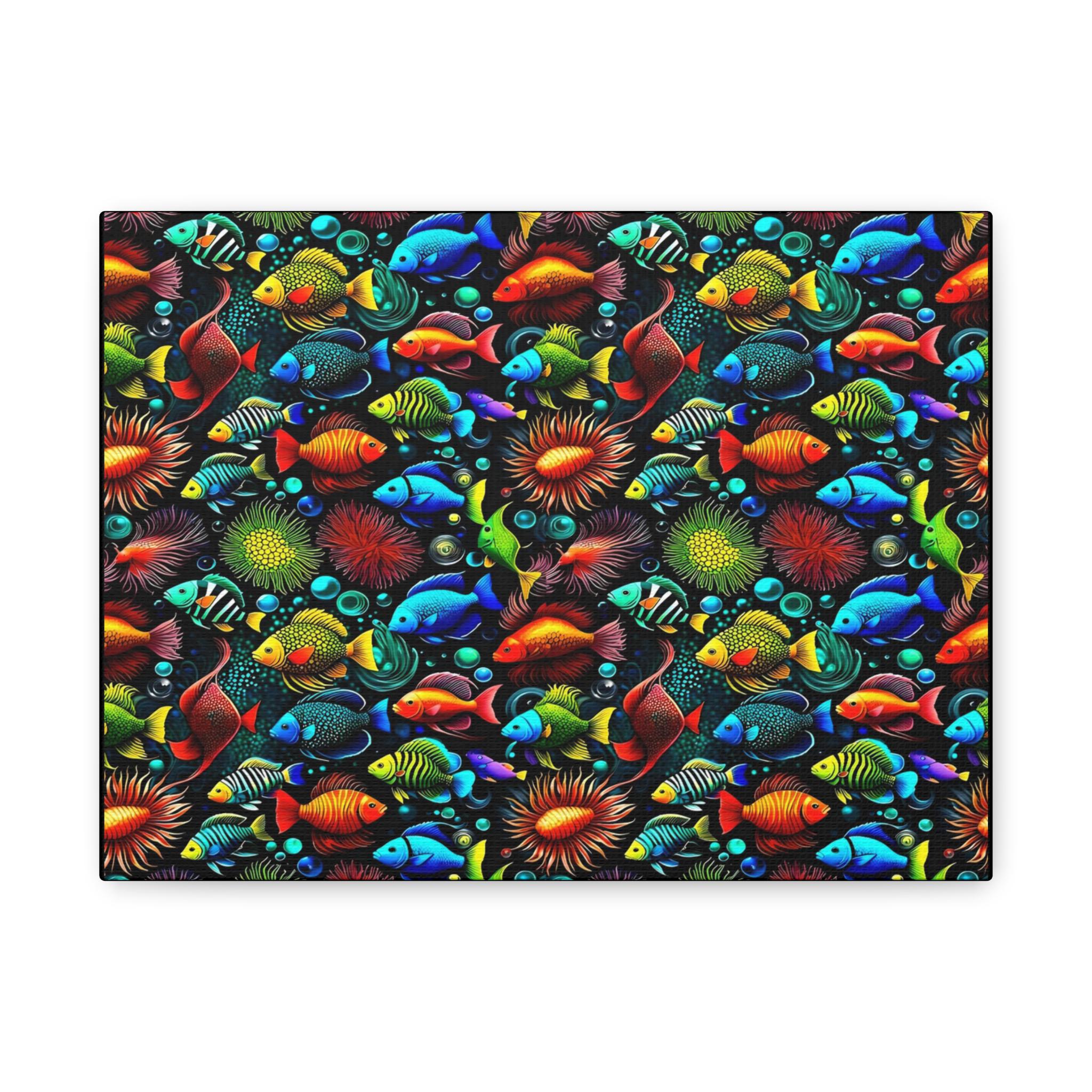 Something Fishy Canvas Wall Art