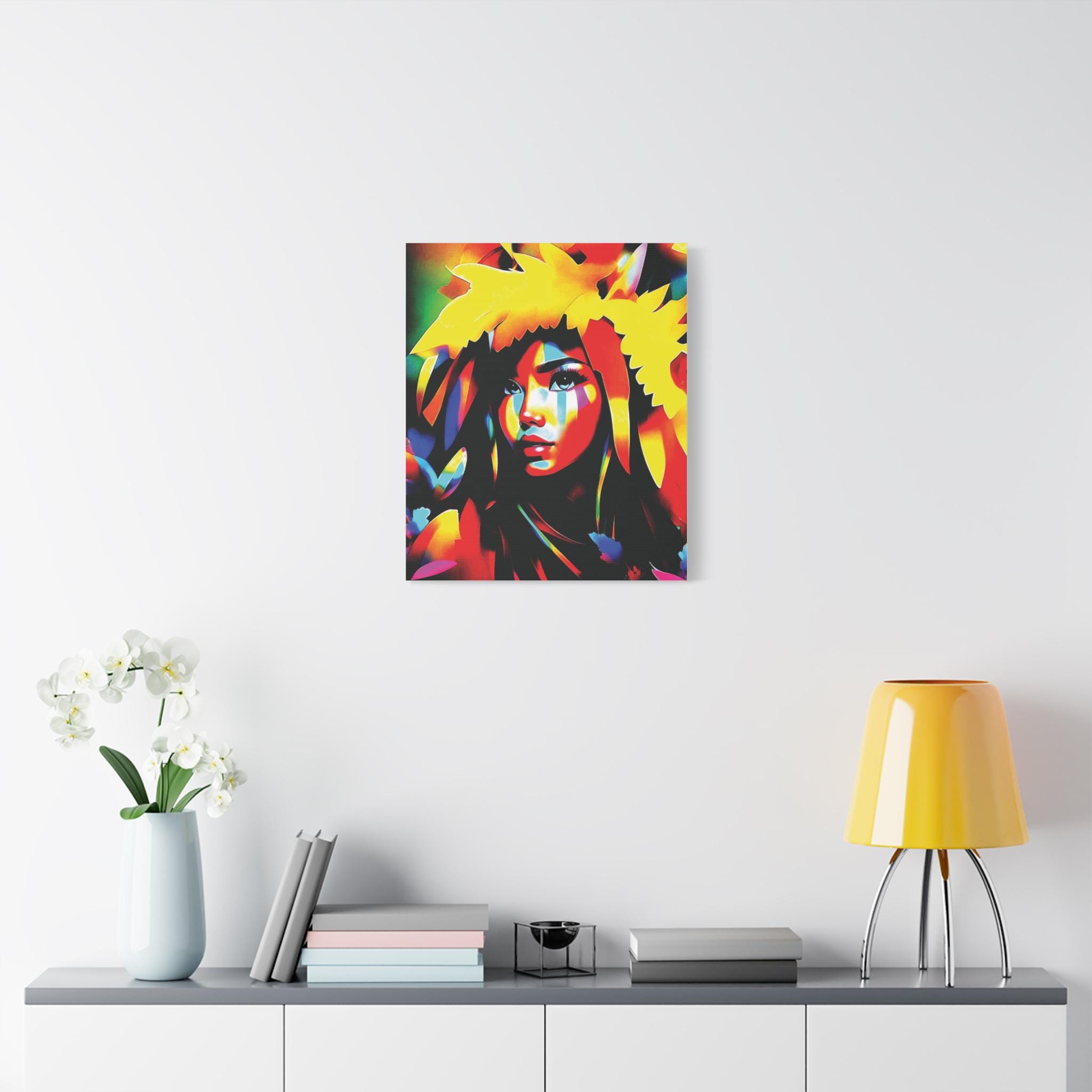 Poly Girl - Canvas Wall Art