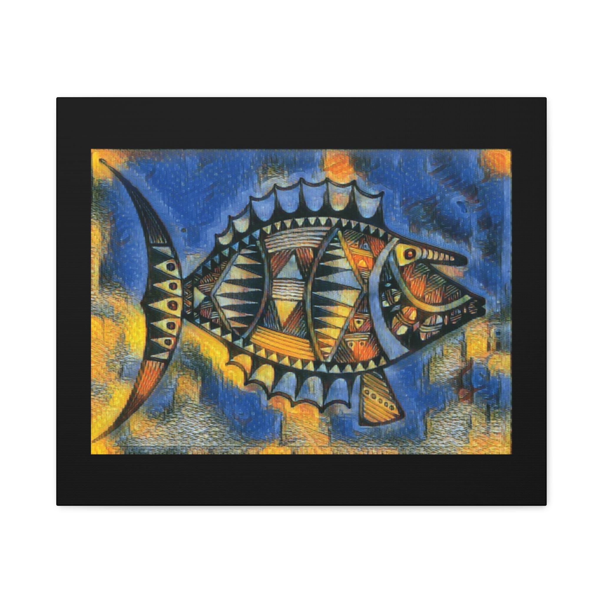 Unicorn Pico Canvas Wall Art
