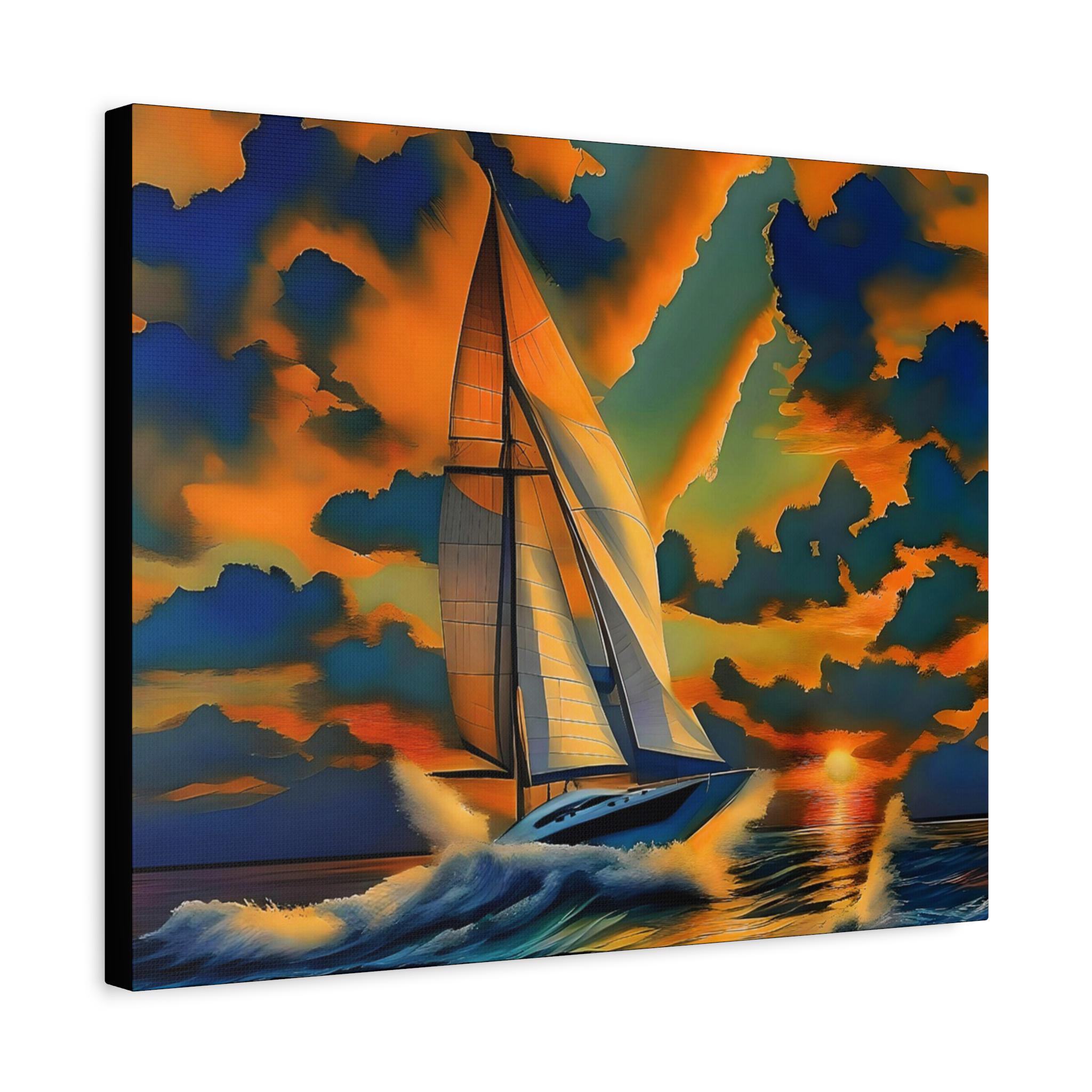 Race Of The Day Canvas Wall Art