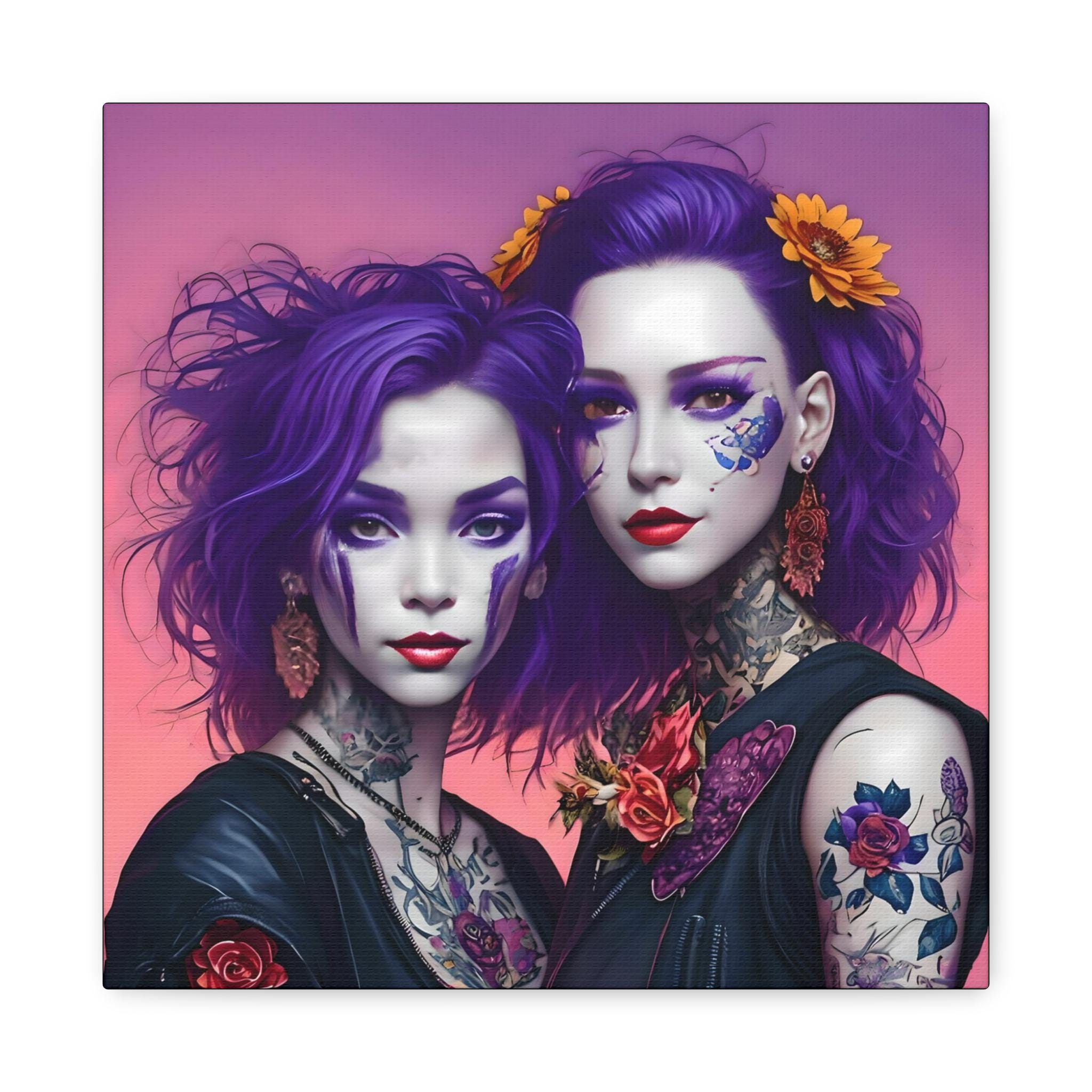 Purple Canvas Wall Art