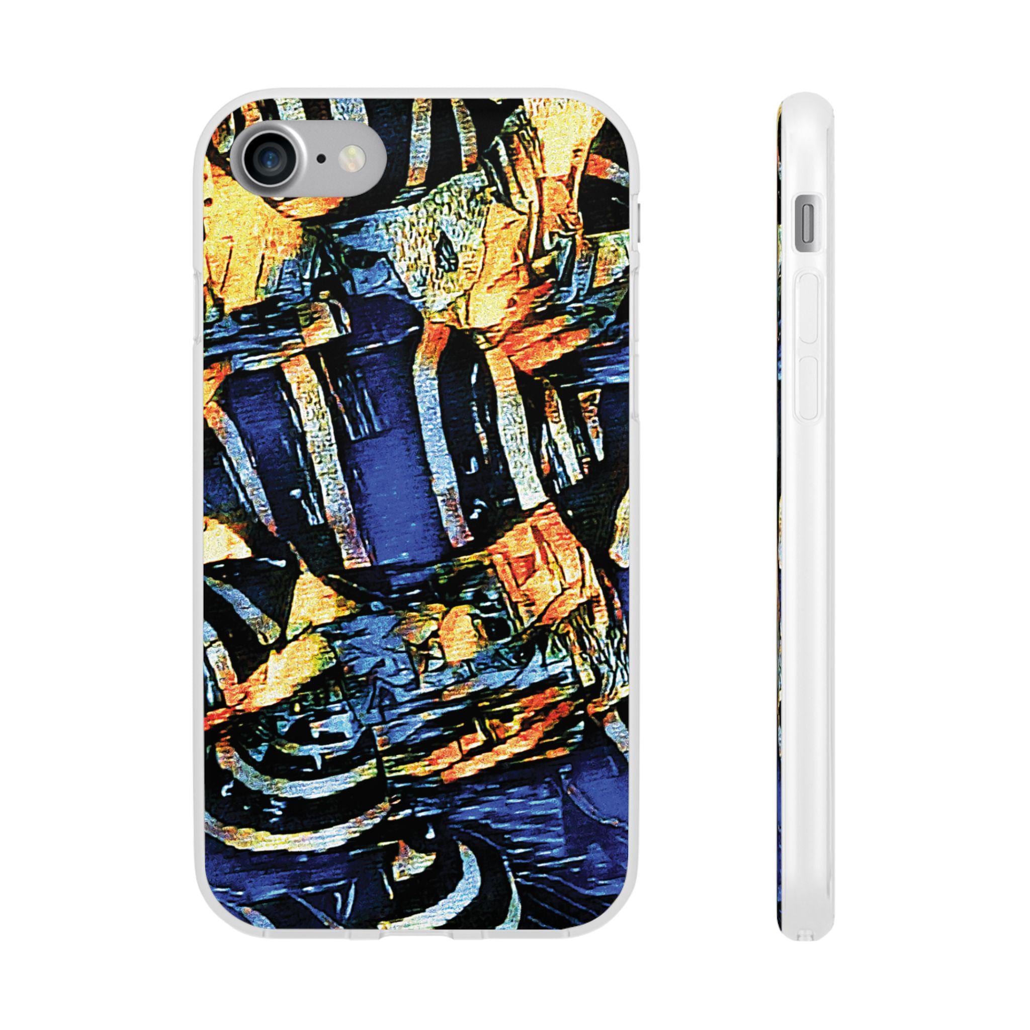 Snails in Blue iPhone Flexi Case - Walt Smith Fiji Ocean Art - Supports ADE Reef Restoration