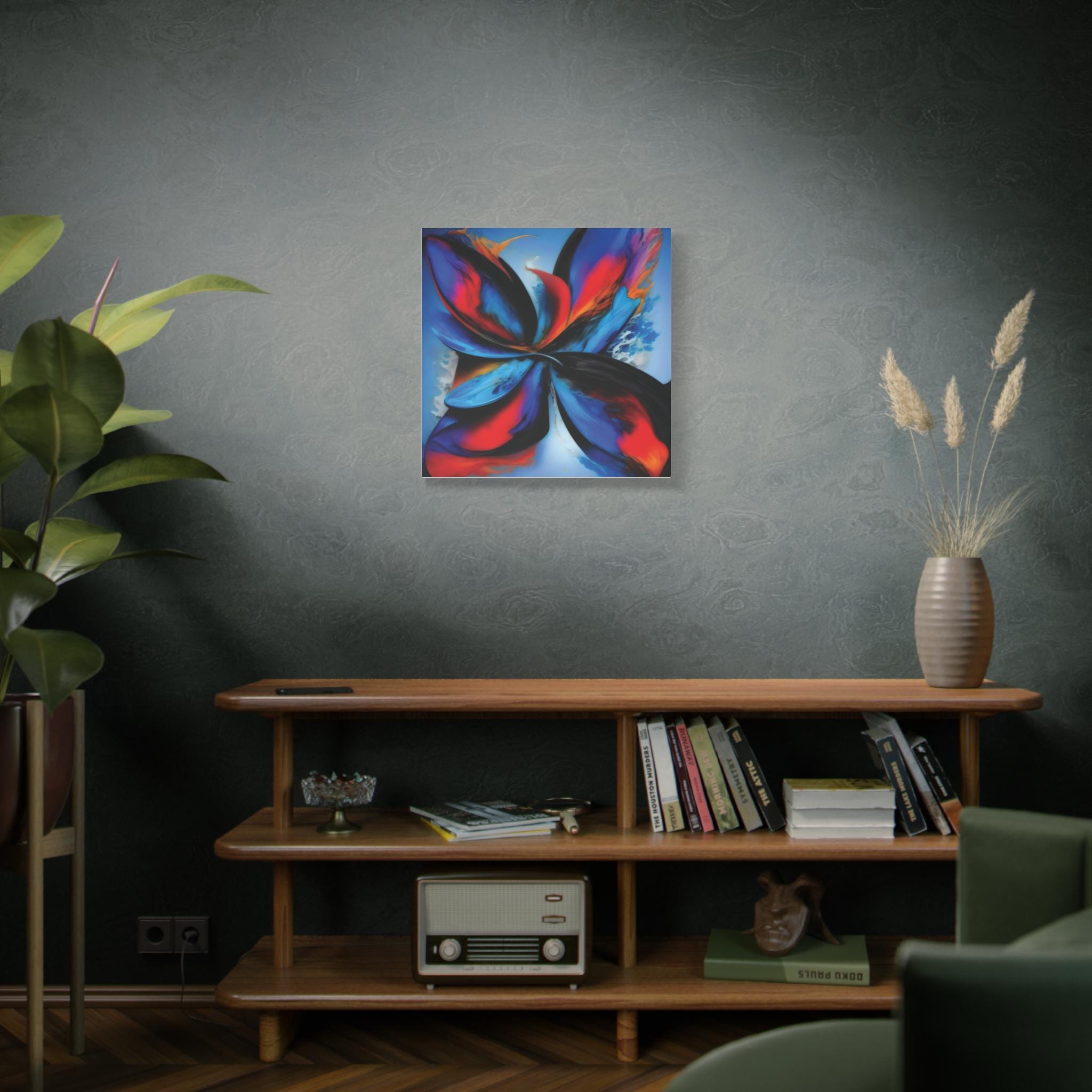 Flamin Fan - Canvas Wall Art