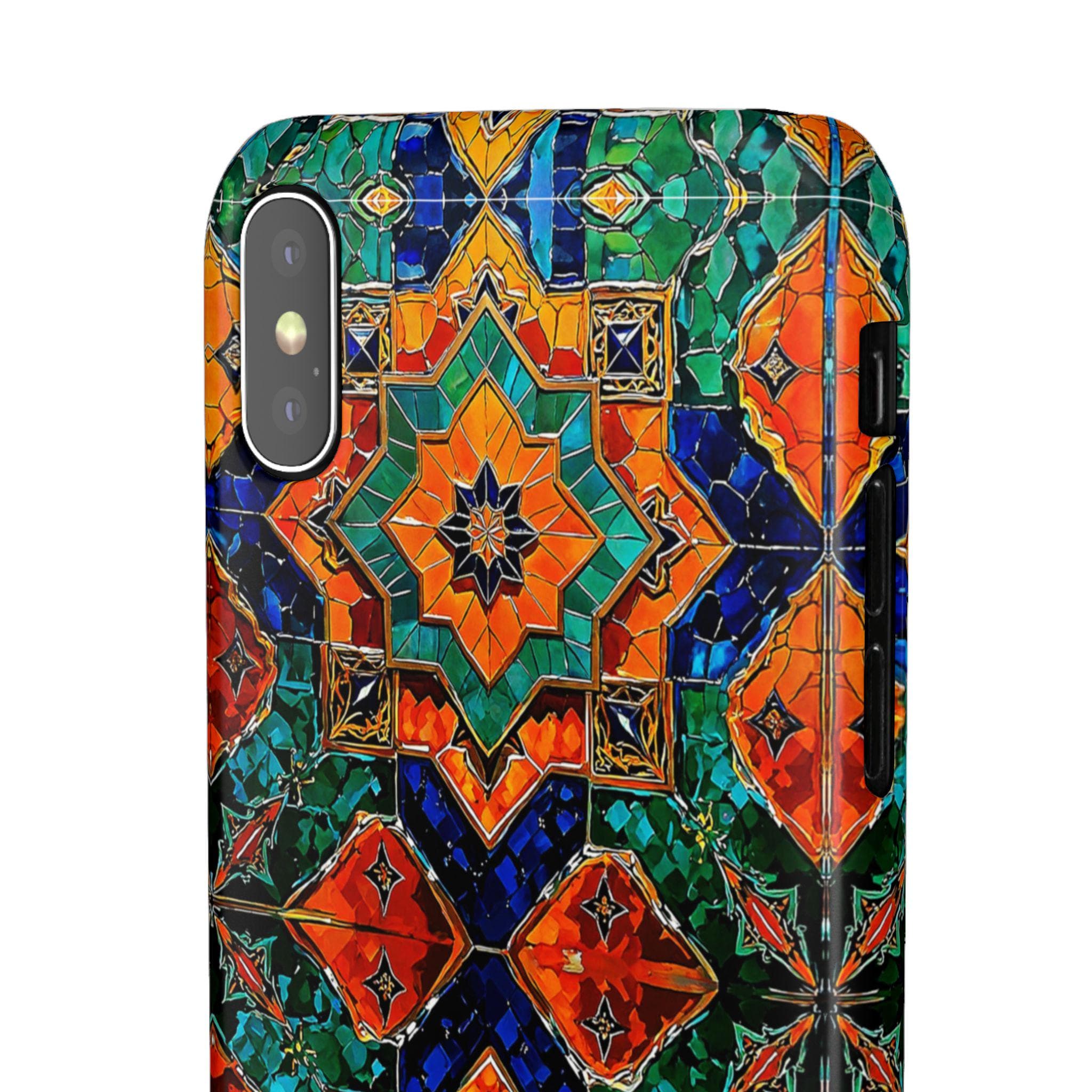 Moroccan Style iPhone Snap Case - Walt Smith Fiji Ocean Art - Supports ADE Reef Restoration
