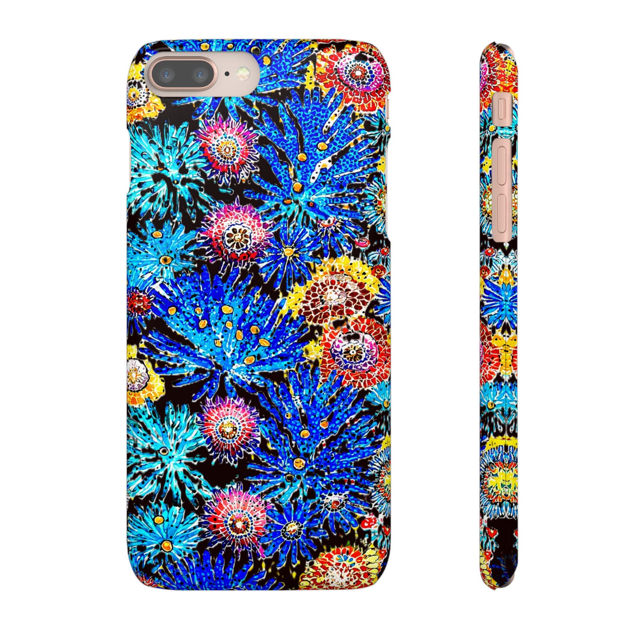 Coral Explosion iPhone Snap Case - Walt Smith Fiji Ocean Art - Supports ADE Reef Restoration