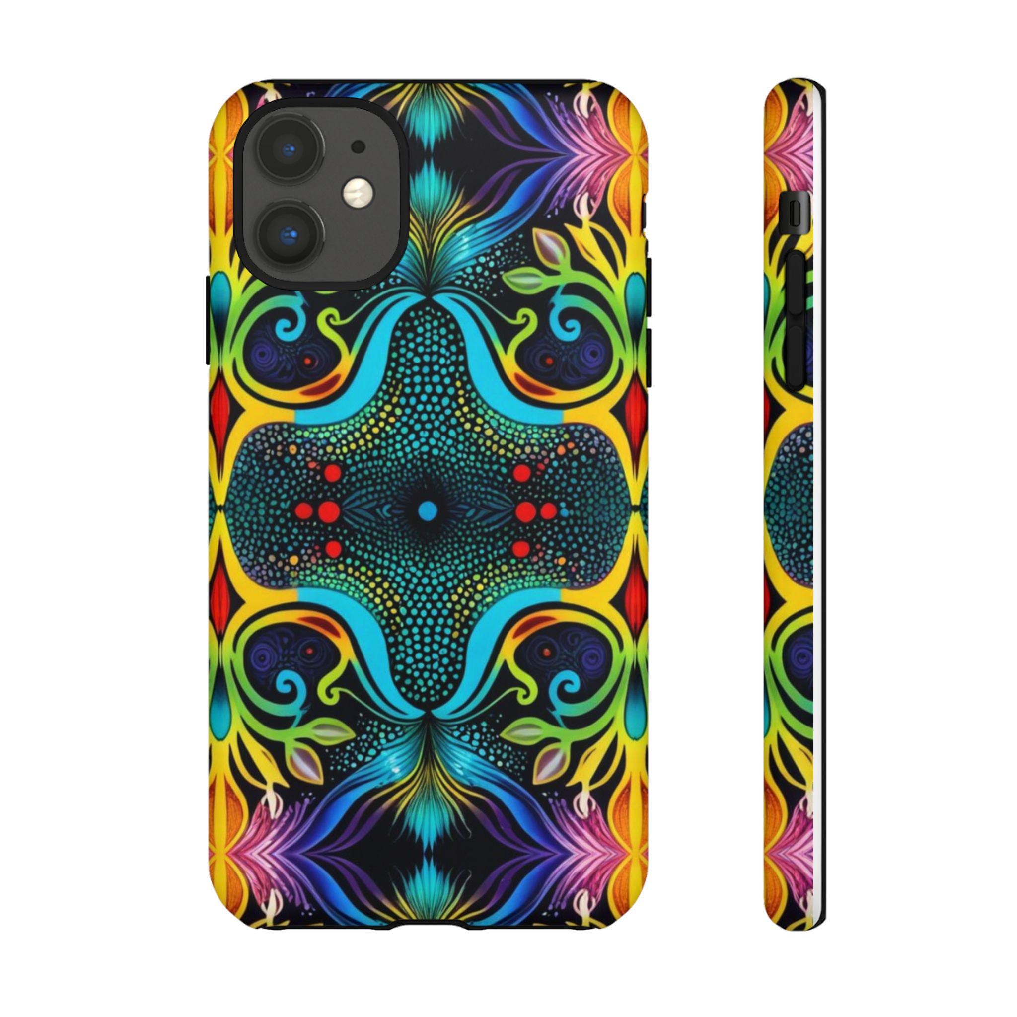 Psychedelic Abo iPhone Tough Case - Walt Smith Fiji Ocean Art - Supports ADE Reef Restoration