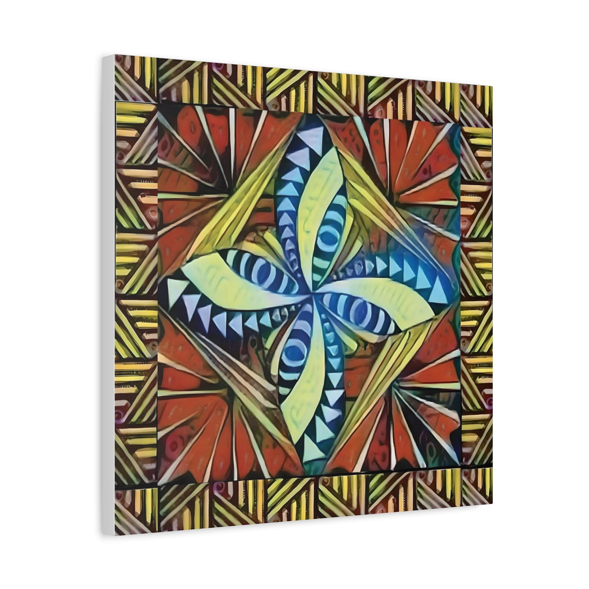Tapa Border - Canvas Wall Art