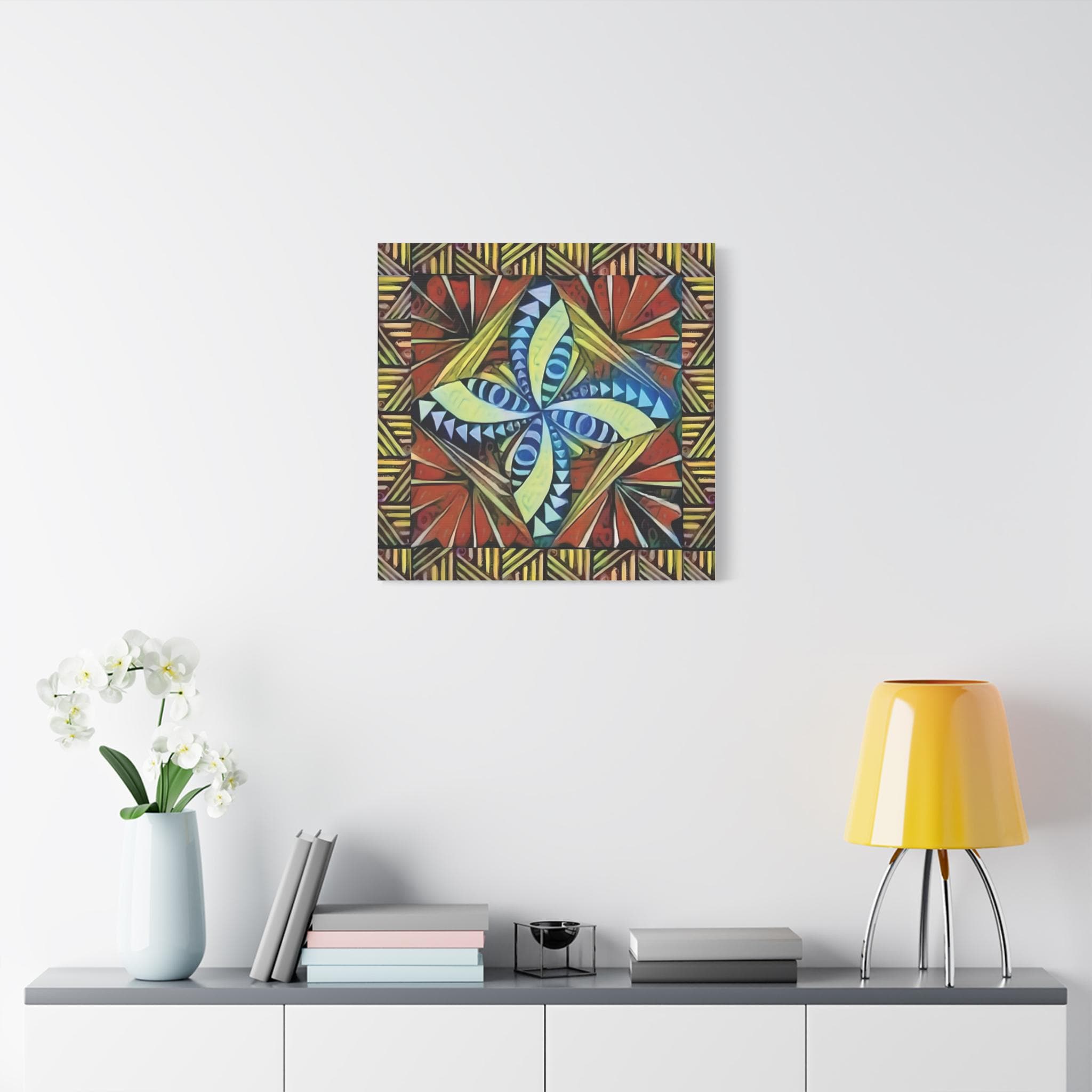 Tapa Border - Canvas Wall Art