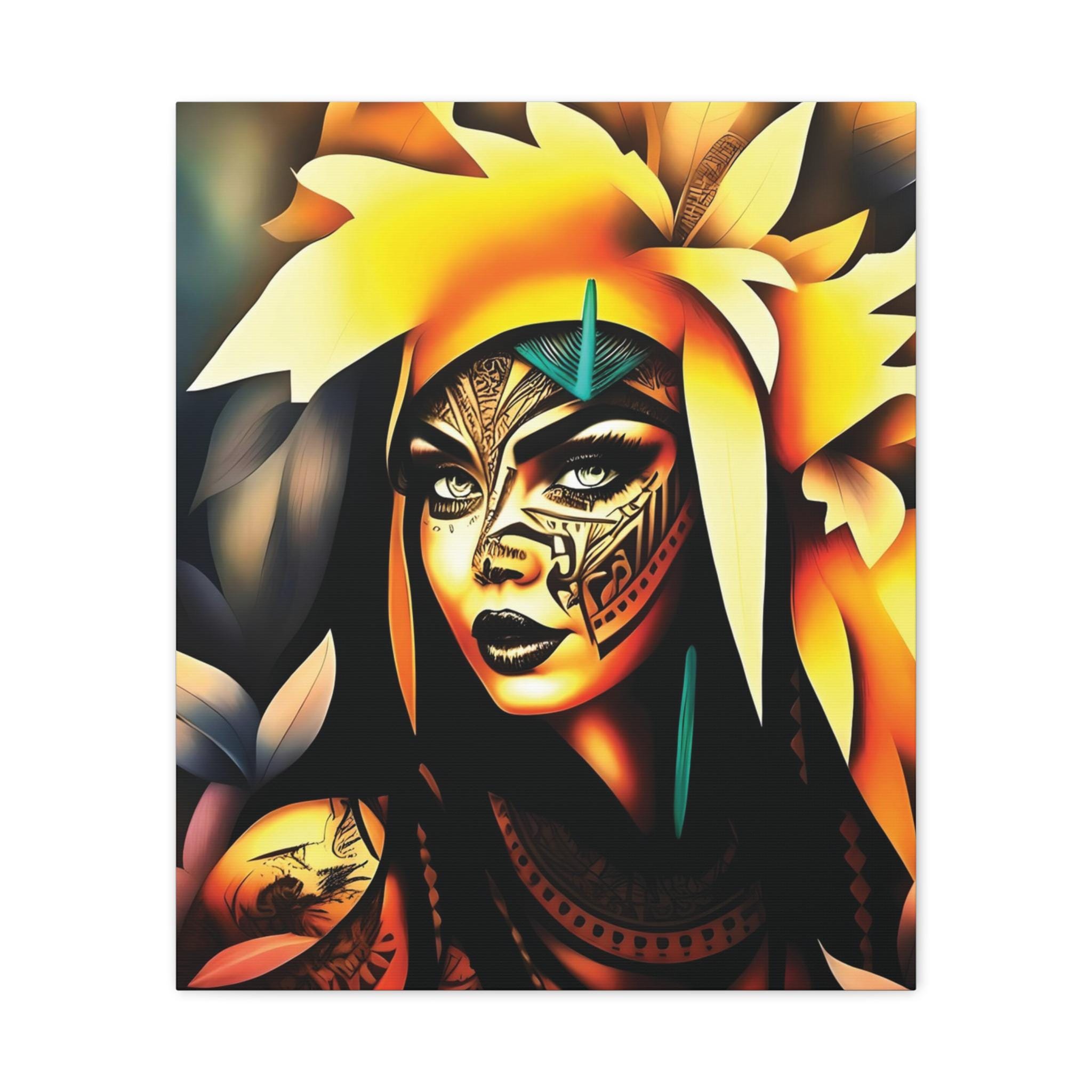 Poly Princess - Canvas Wall Art