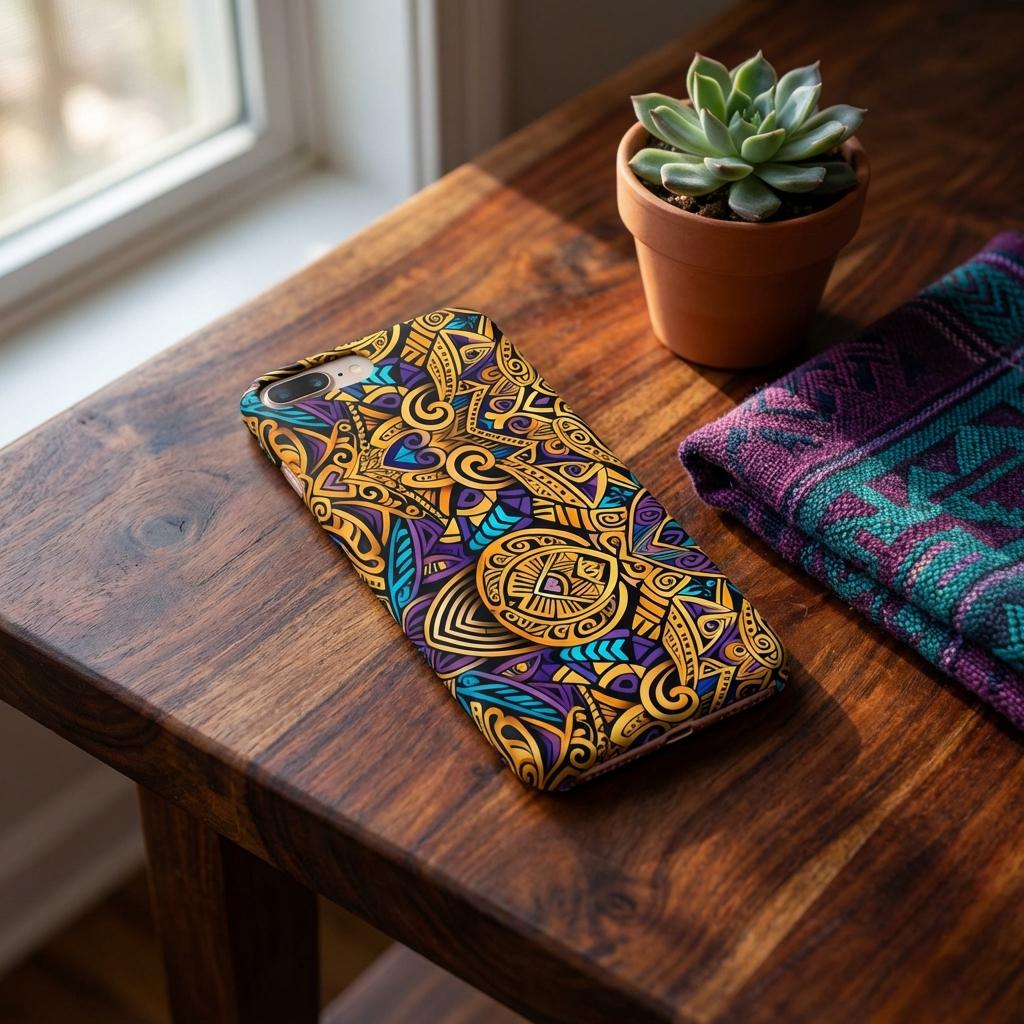 Gold Indo iPhone Snap Case - Walt Smith Fiji Ocean Art - Supports ADE Reef Restoration