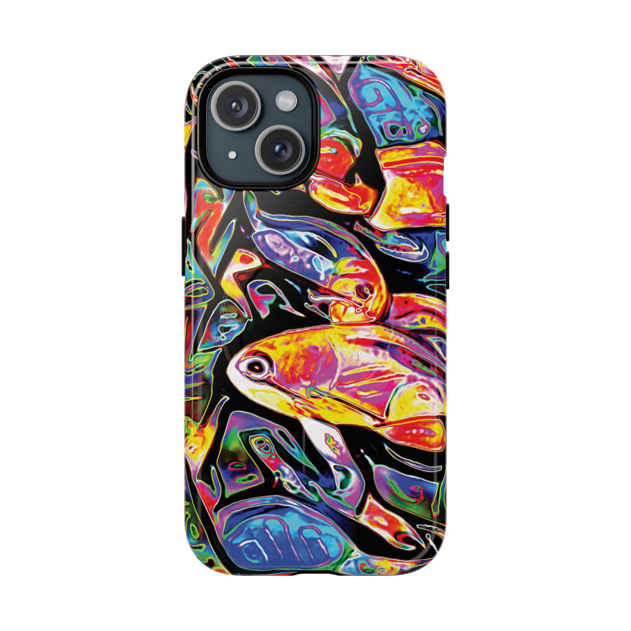 Busy Day iPhone Magnetic Case - Walt Smith Fiji Ocean Art - Supports ADE Reef Restoration