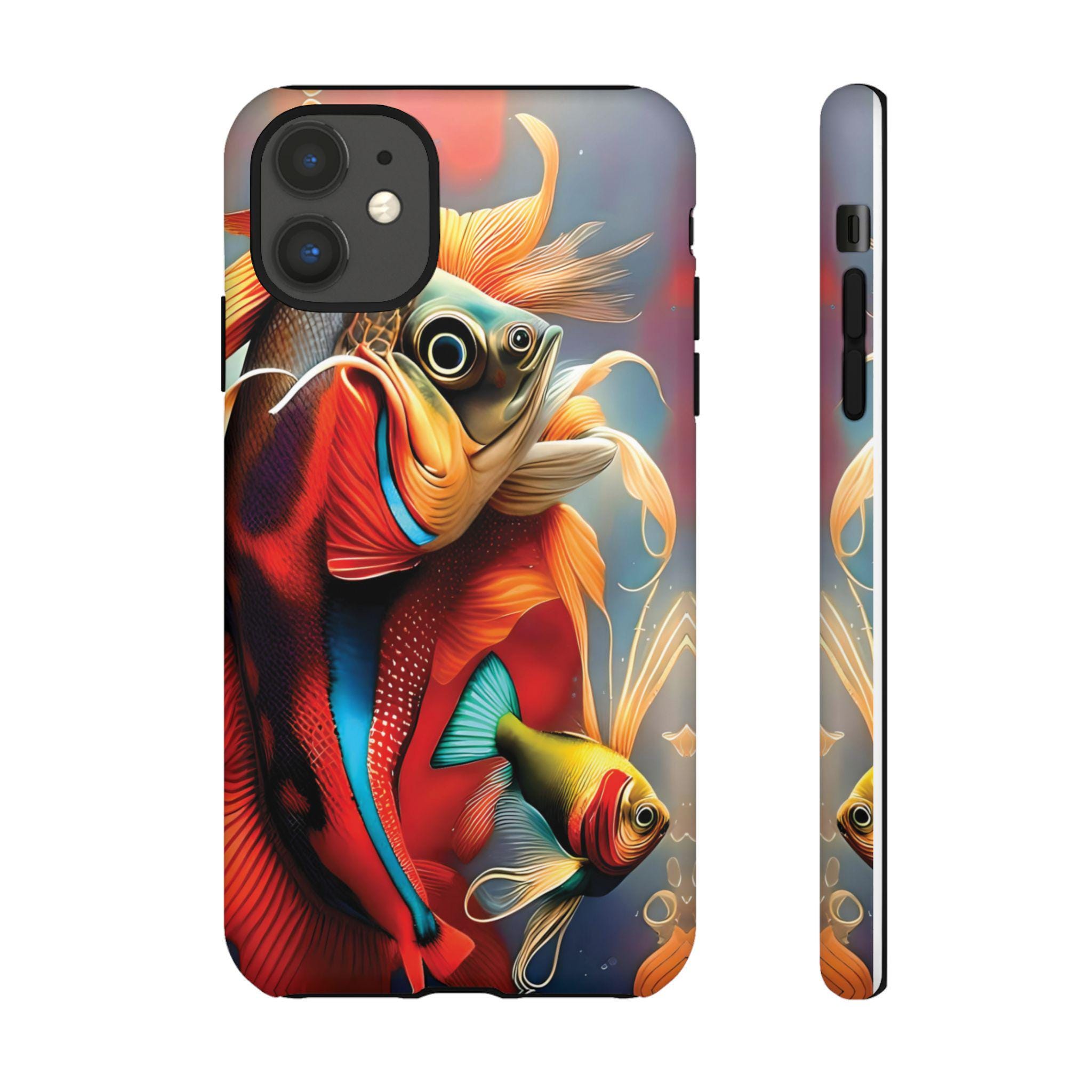 Mr Fish iPhone Tough Case - Walt Smith Fiji Ocean Art - Supports ADE Reef Restoration