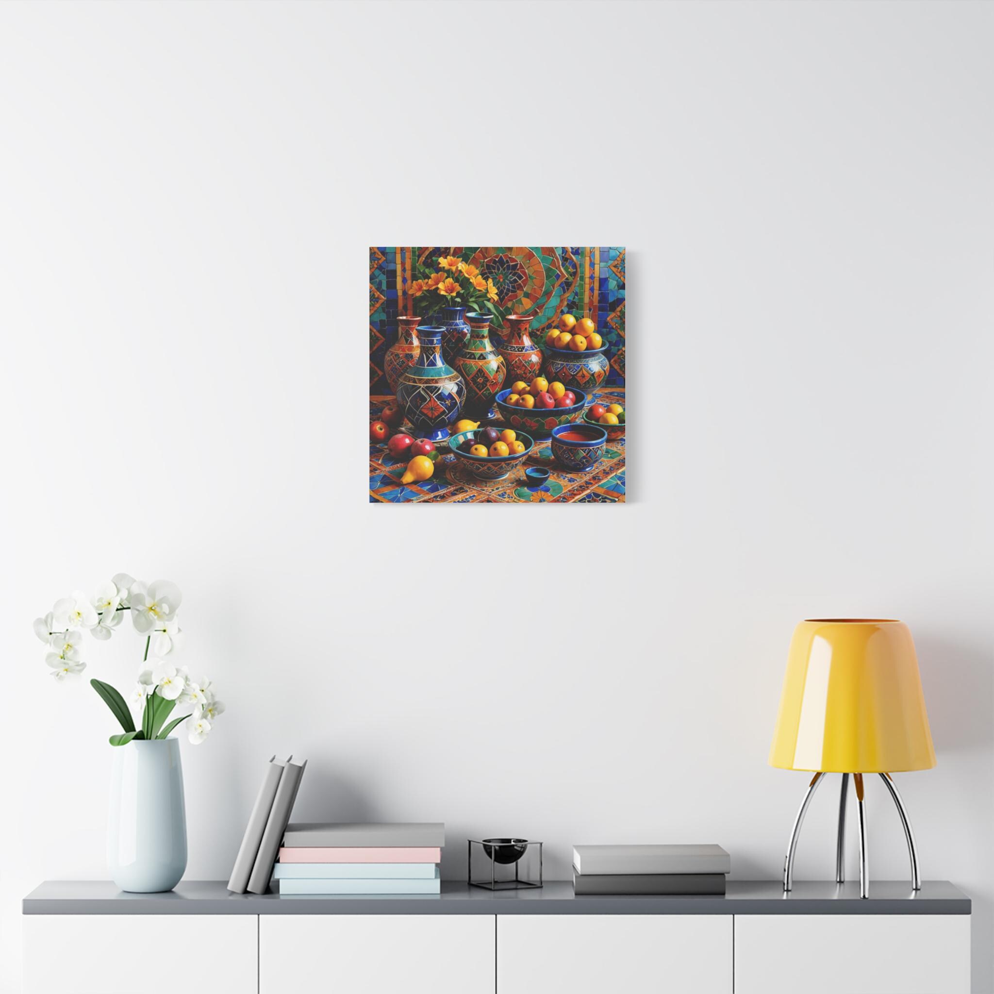 Table with Fruit - Canvas Wall Art