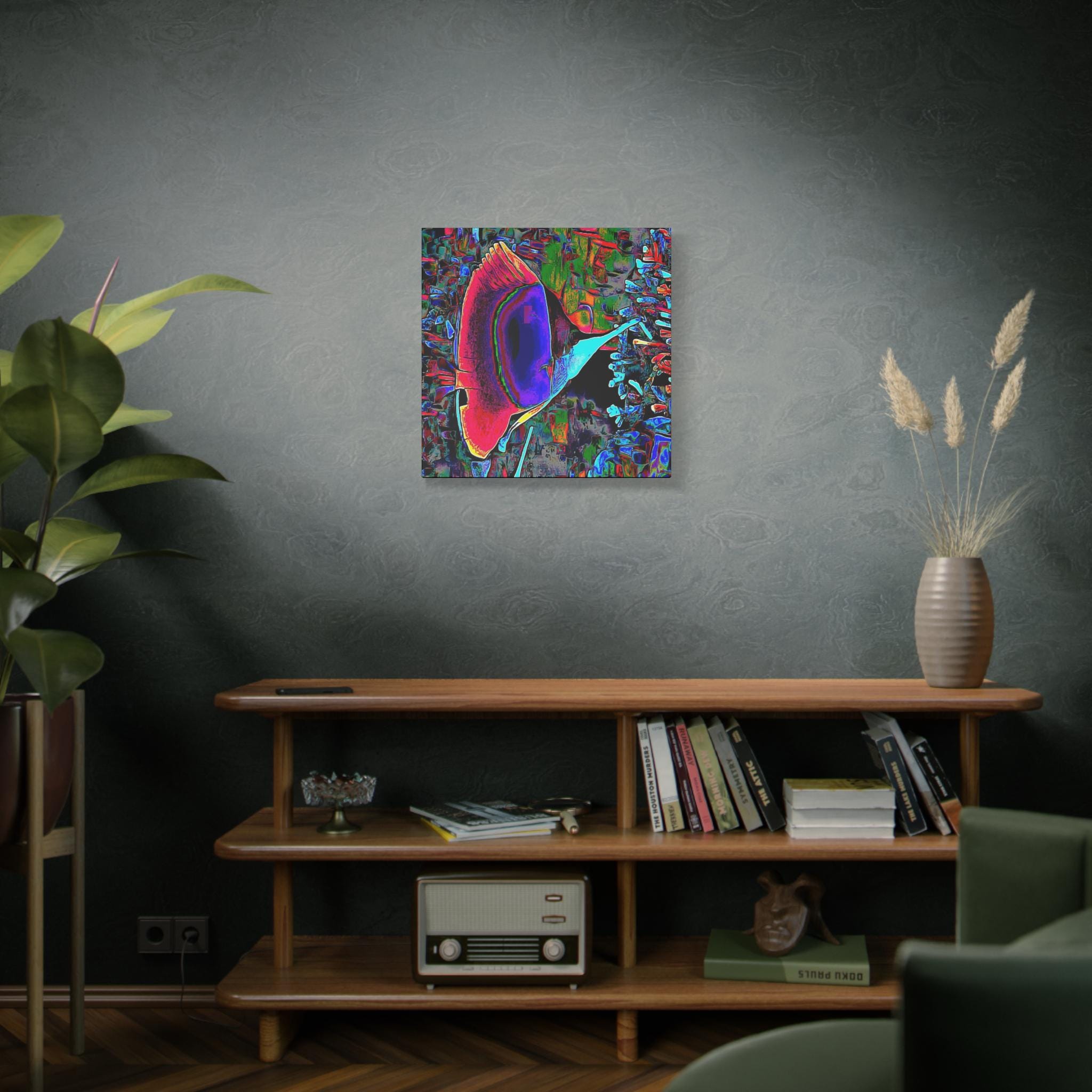 Long Snoot Left Canvas Wall Art