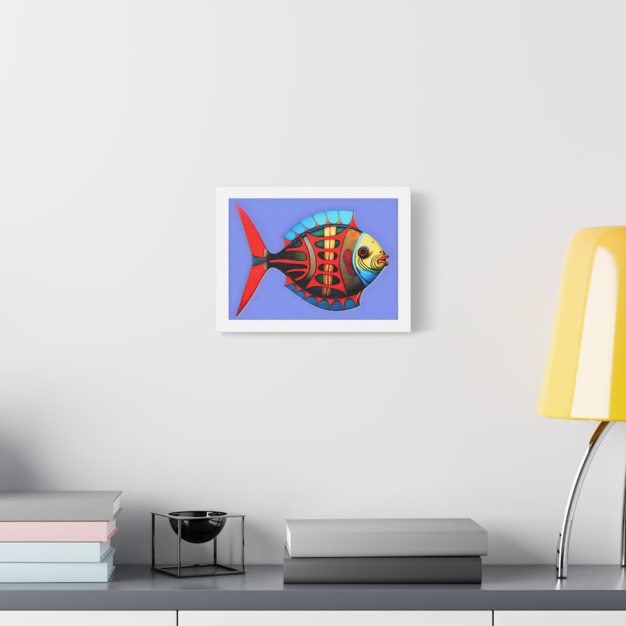 Fish Kiss - Canvas Wall Art