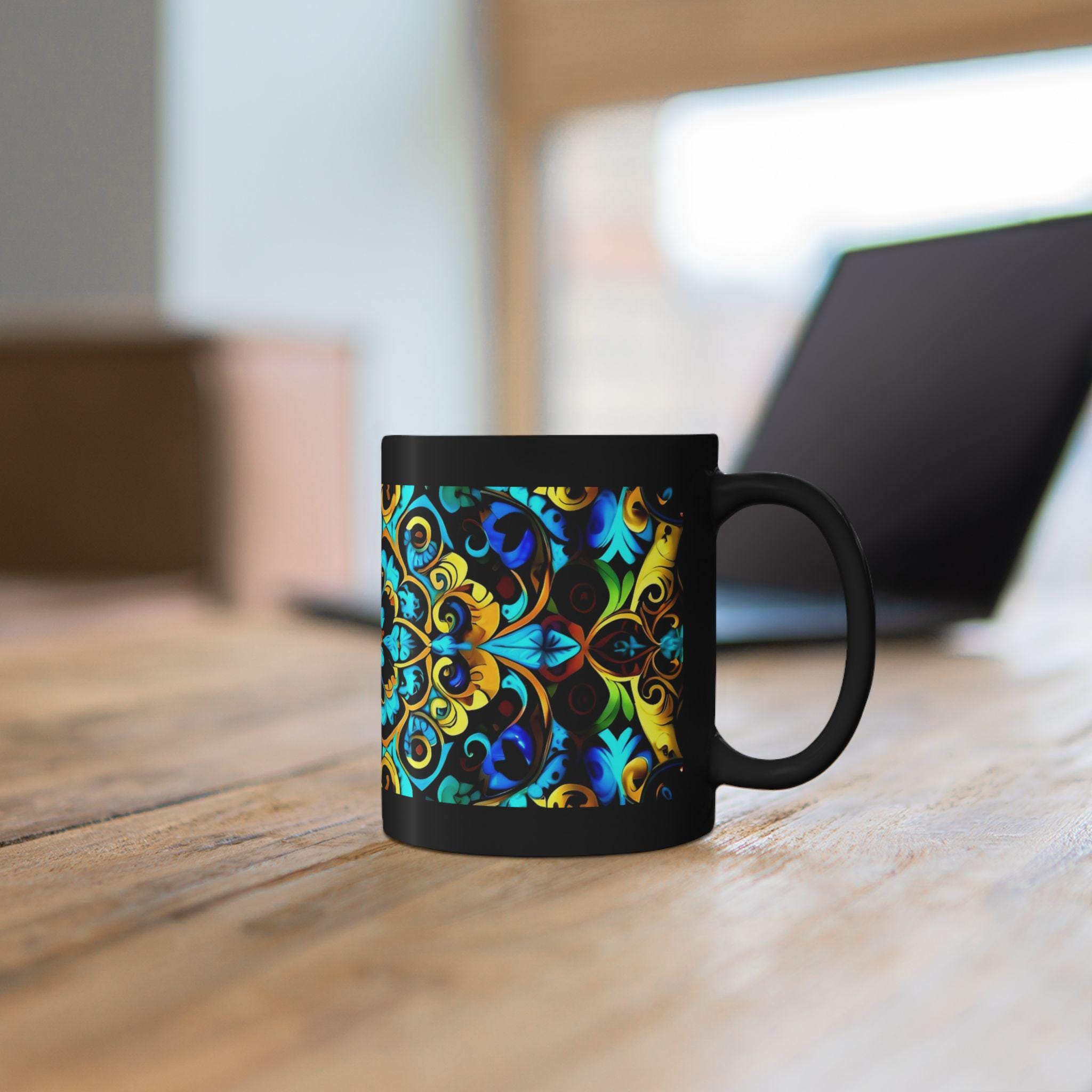 Blue Lace C - Coffee Mug