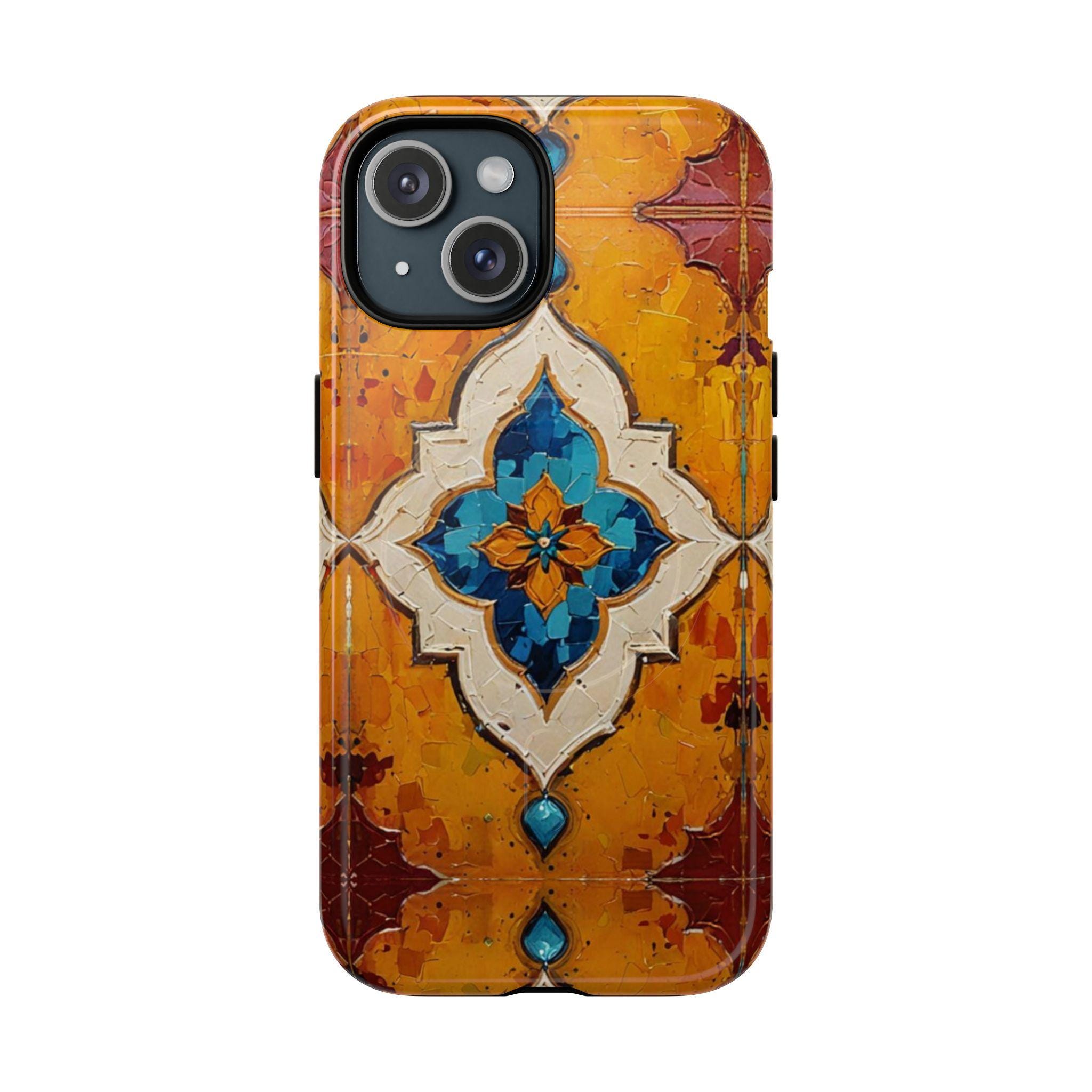 Morocco Tiles iPhone Magnetic Case - Walt Smith Fiji Ocean Art - Supports ADE Reef Restoration