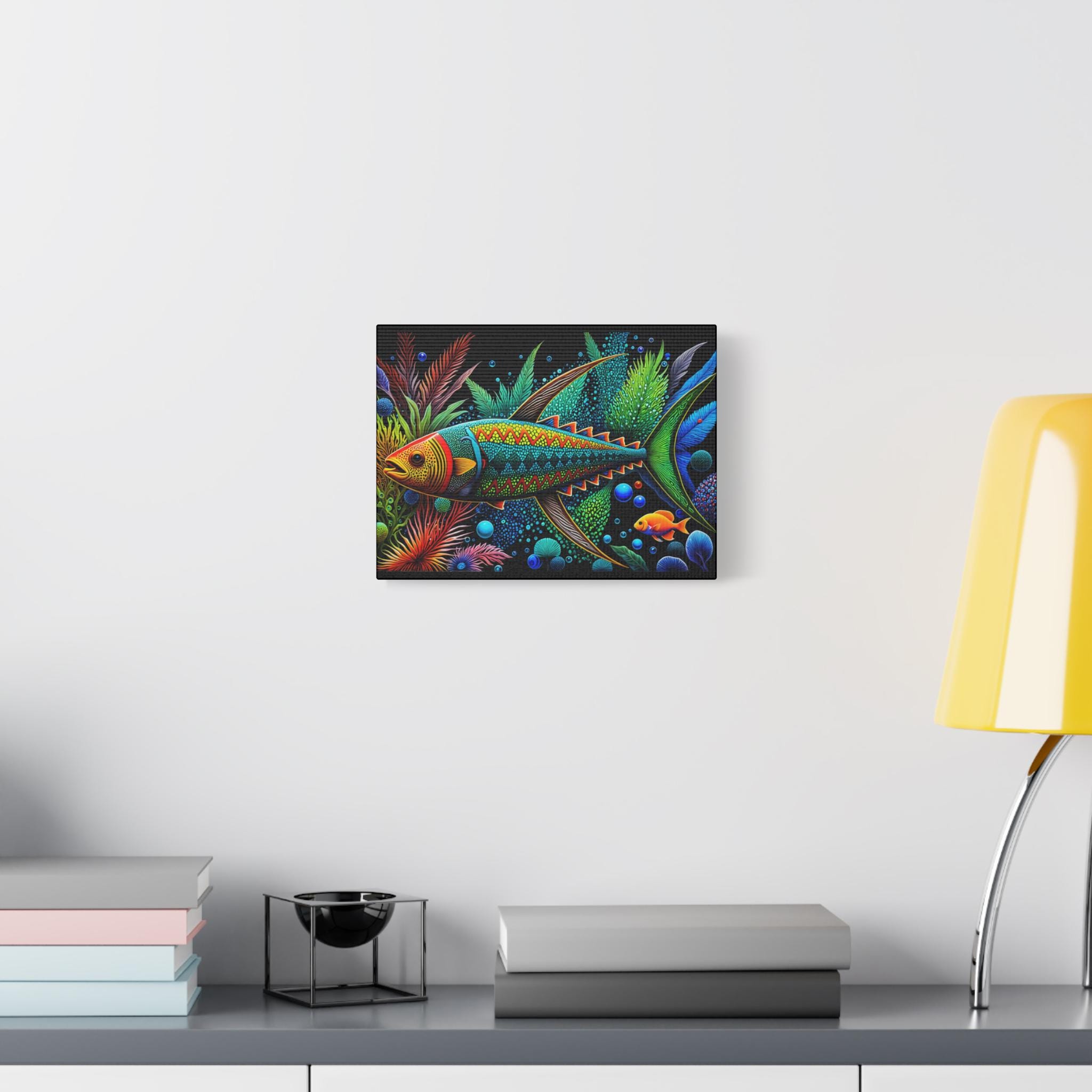 Abo Fish A - Canvas Wall Art