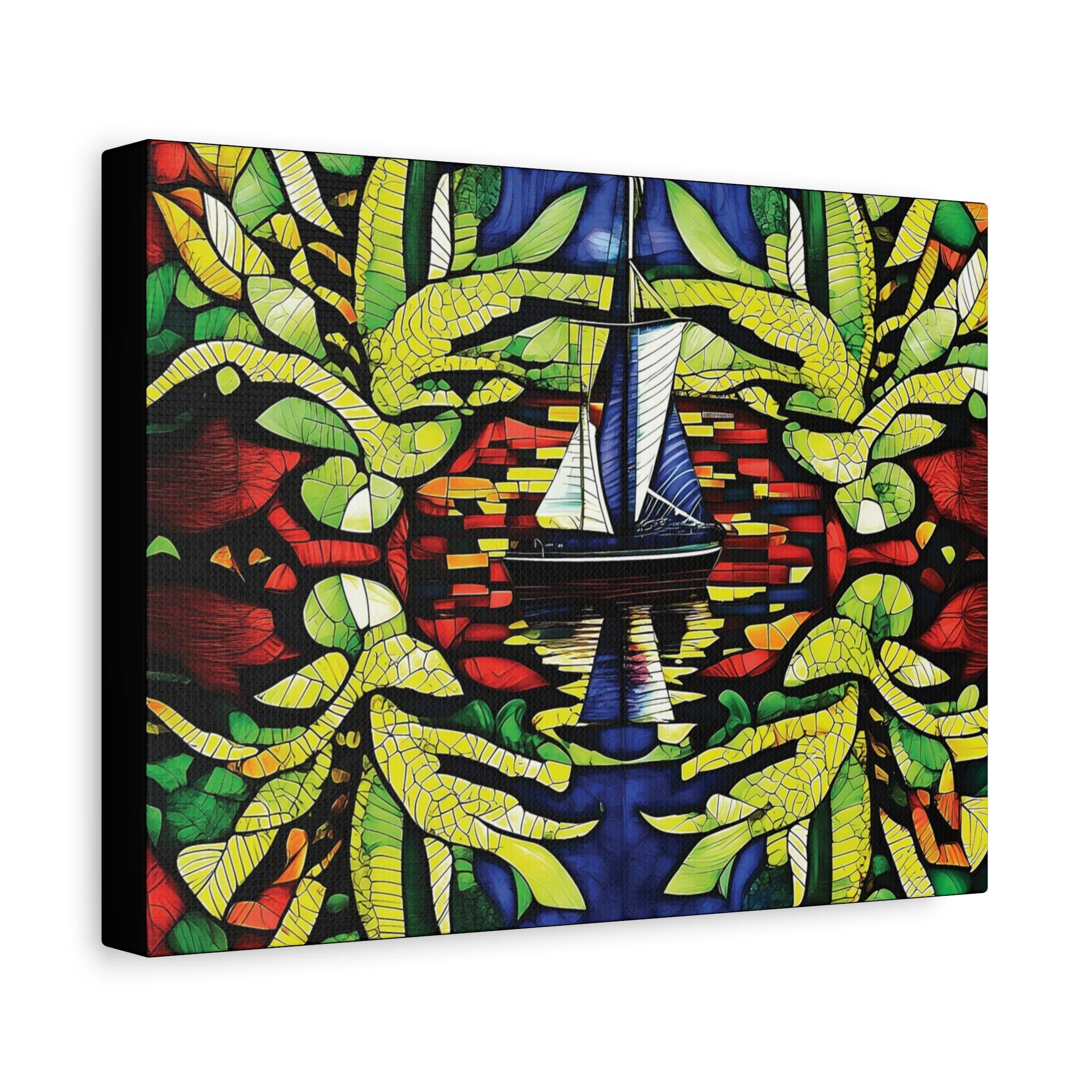 Reflections At Sea Canvas Wall Art