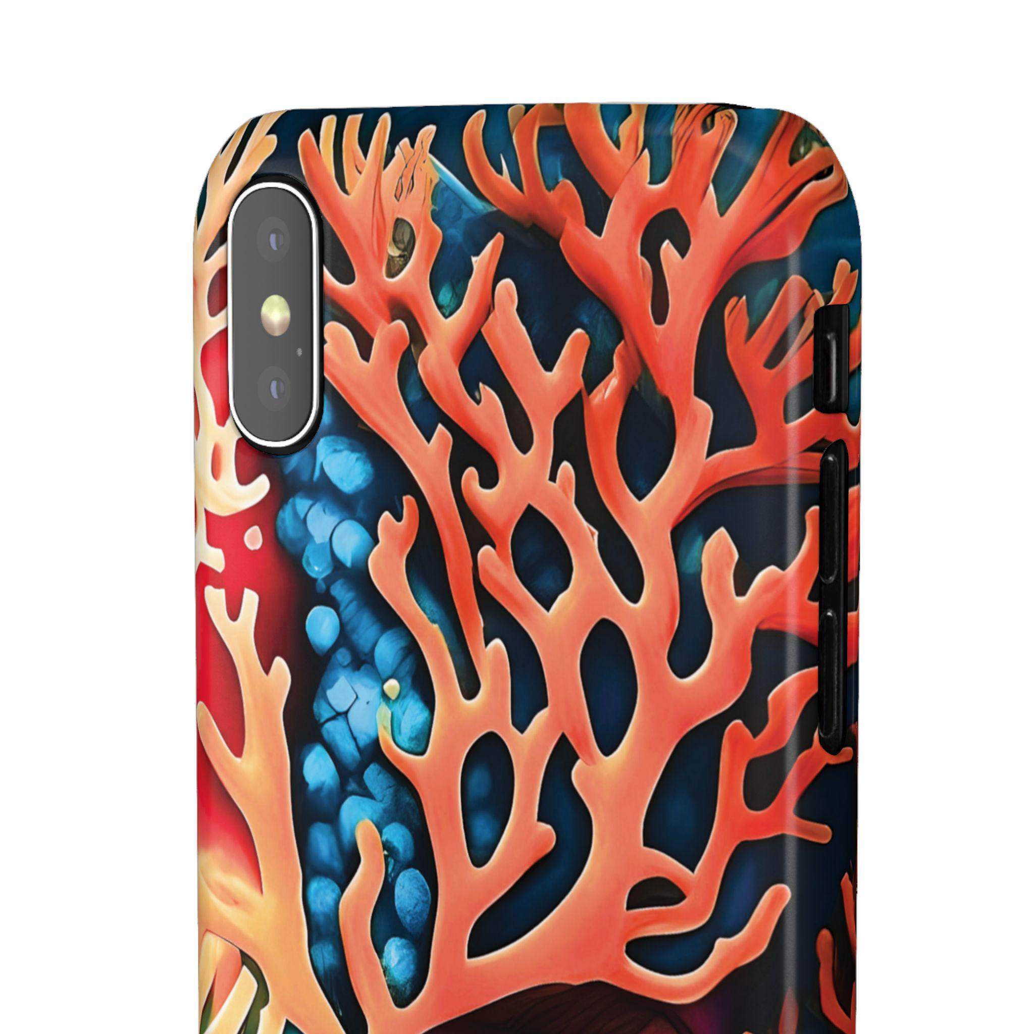 Hidden Reef iPhone Snap Case - Walt Smith Fiji Ocean Art - Supports ADE Reef Restoration