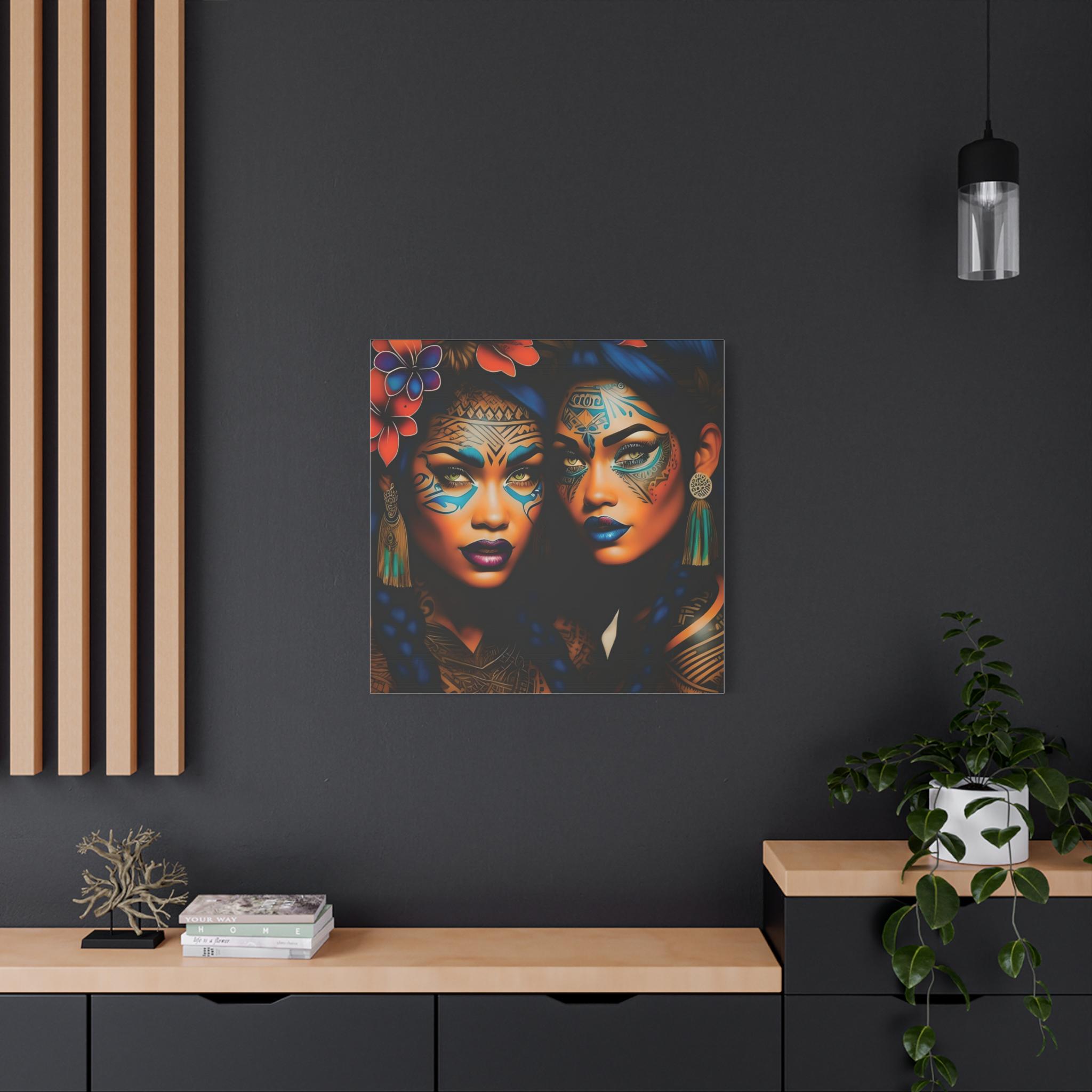 Painted Ladies - Canvas Wall Art