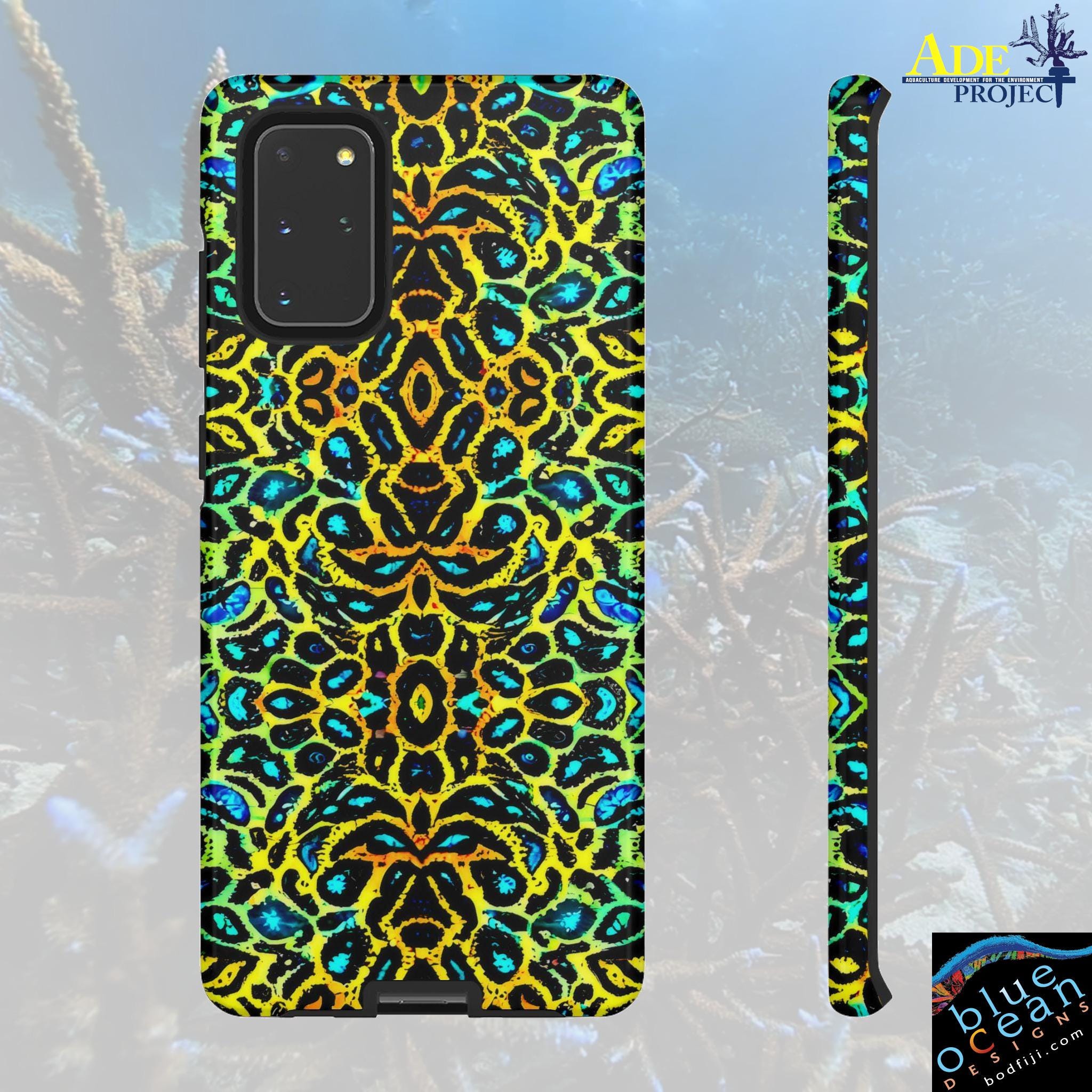 Golden Cat Android Tough Case - Walt Smith Fiji Ocean Art - Supports ADE Reef Restoration
