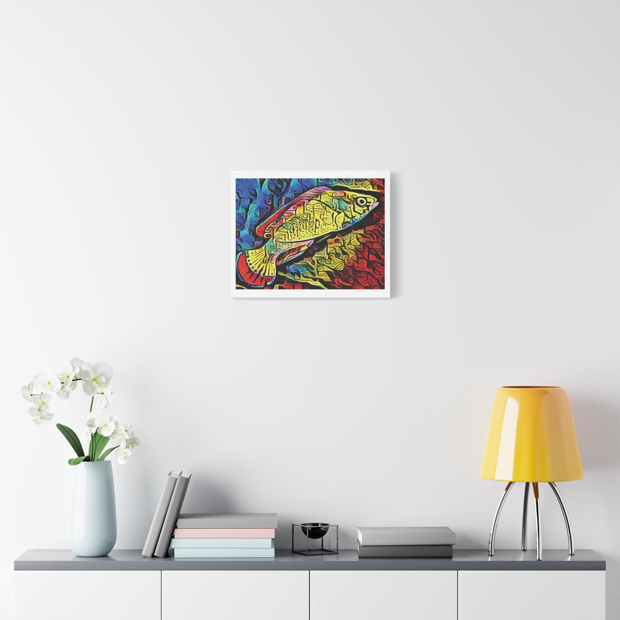 Red Margin Left - Canvas Wall Art